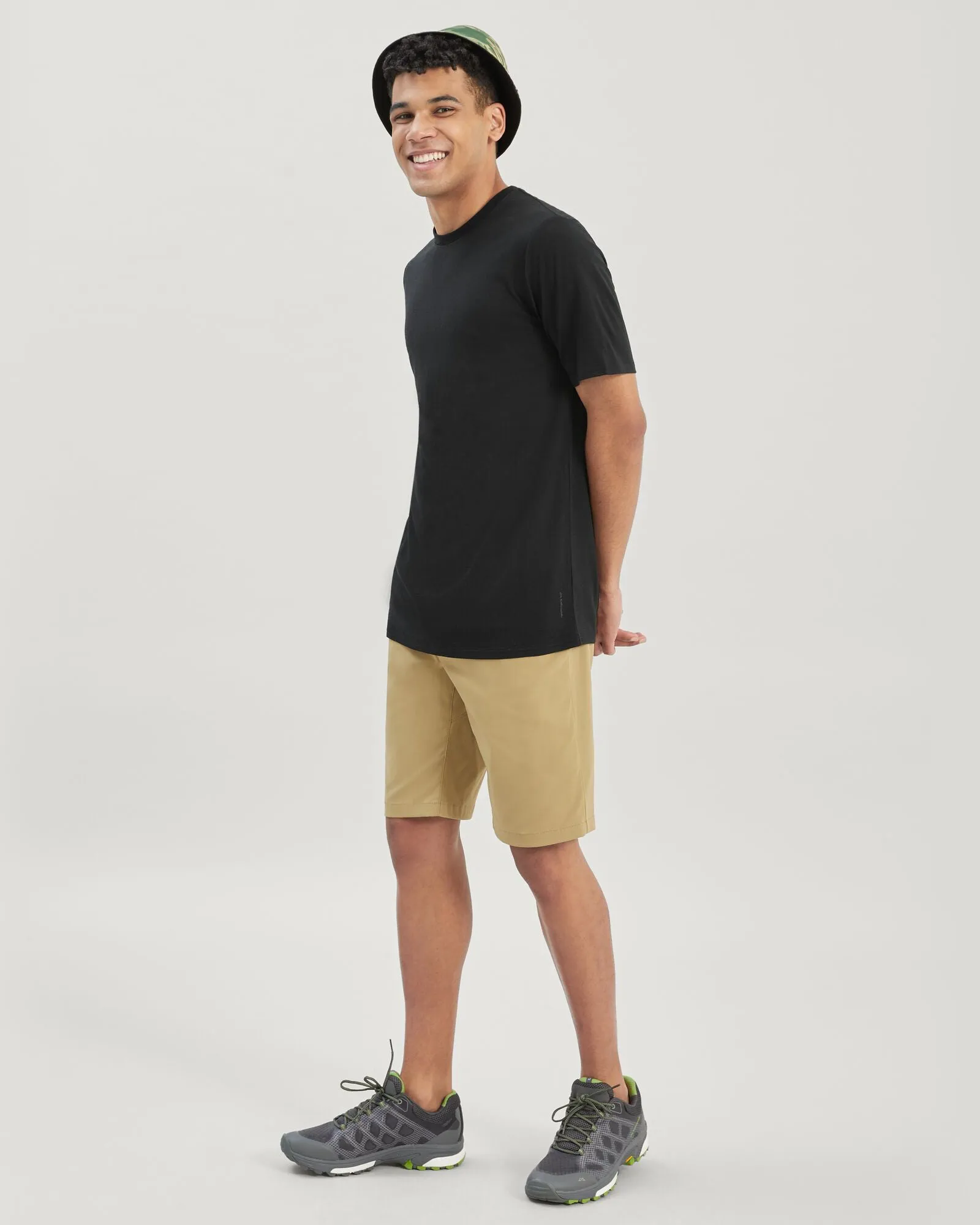 Men's 100% Merino T-shirt - Black sold by Kathmandu Outdoor product image thumbnail 5