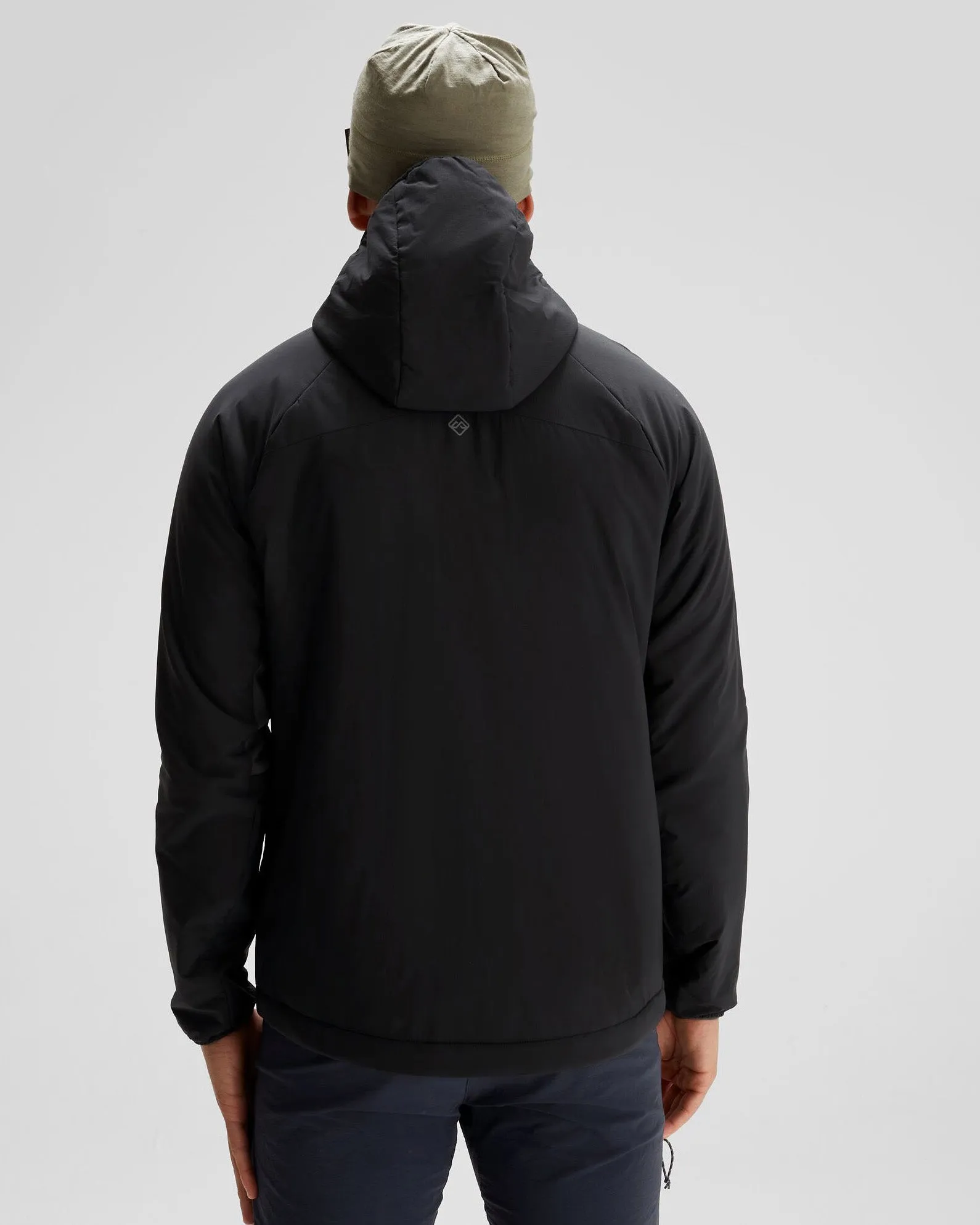 Men's Seeker PrimaLoft® Active Hooded Jacket - Black Stingray sold by Kathmandu Outdoor product image thumbnail 4