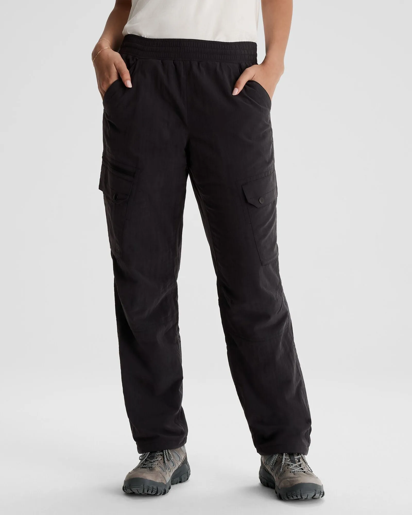 Women's EVRY-Day Lined Cargo Pants - Black sold by Kathmandu Outdoor