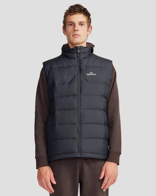 Men's Epiq Down Vest - Black sold by Kathmandu Outdoor