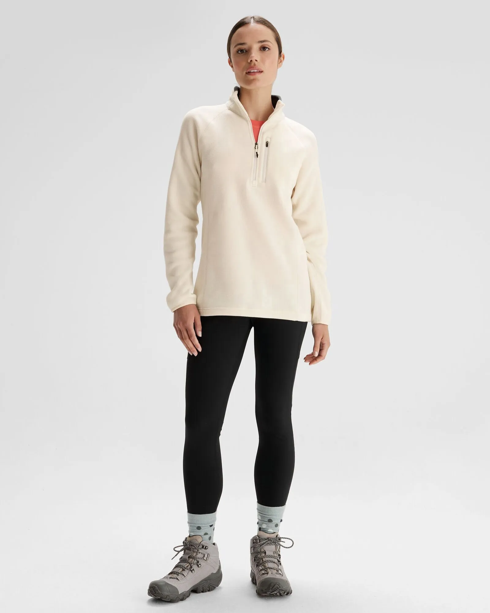 Women's Ridge 100 PrimaLoft Bio Pullover - Natural sold by Kathmandu Outdoor product image thumbnail 2