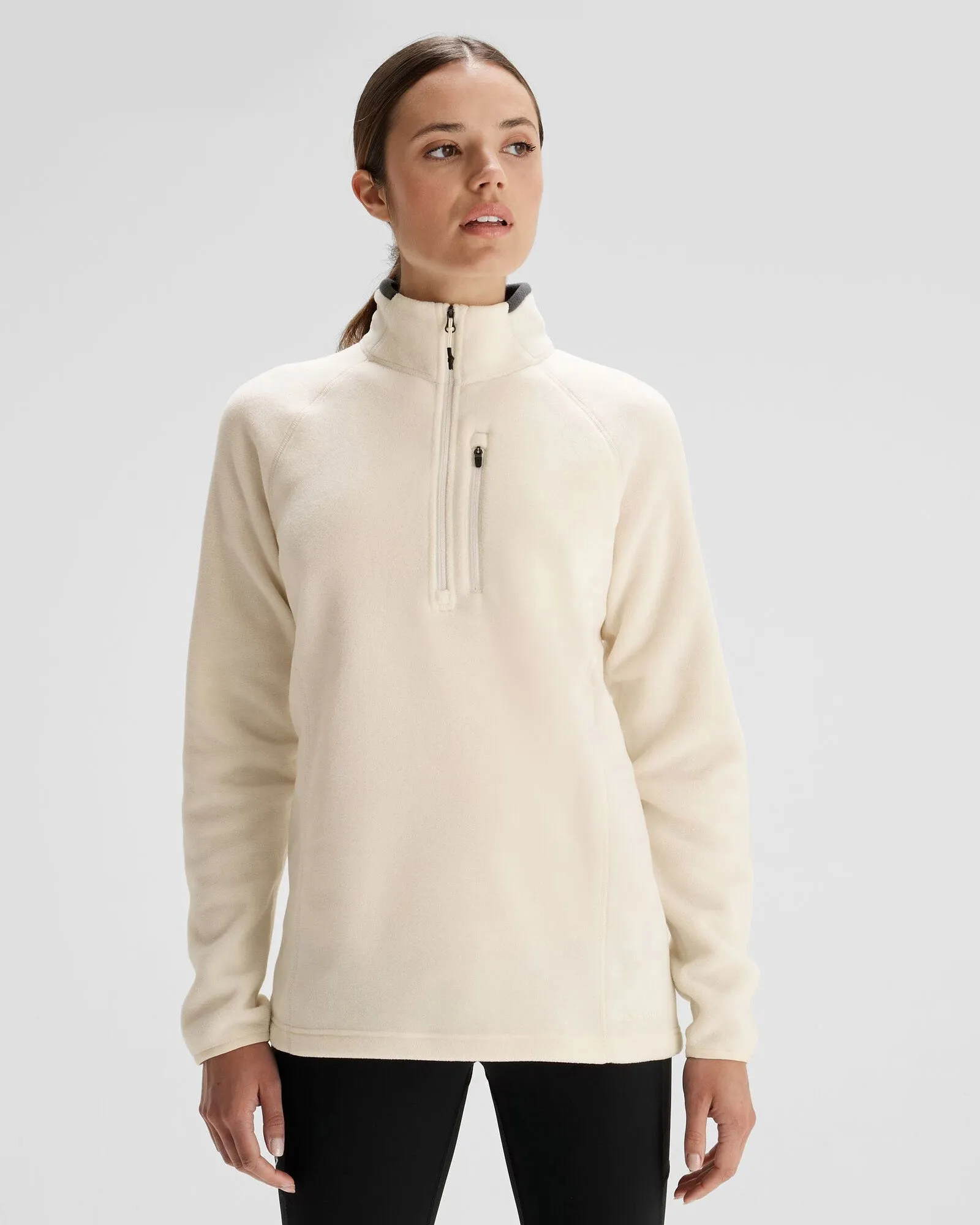 Women's Ridge 100 PrimaLoft Bio Pullover - Natural sold by Kathmandu Outdoor