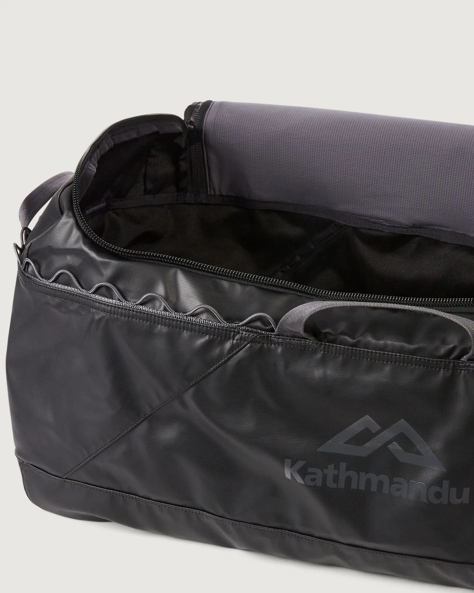 Indus Duffel - 90L - Black sold by Kathmandu Outdoor product image thumbnail 2