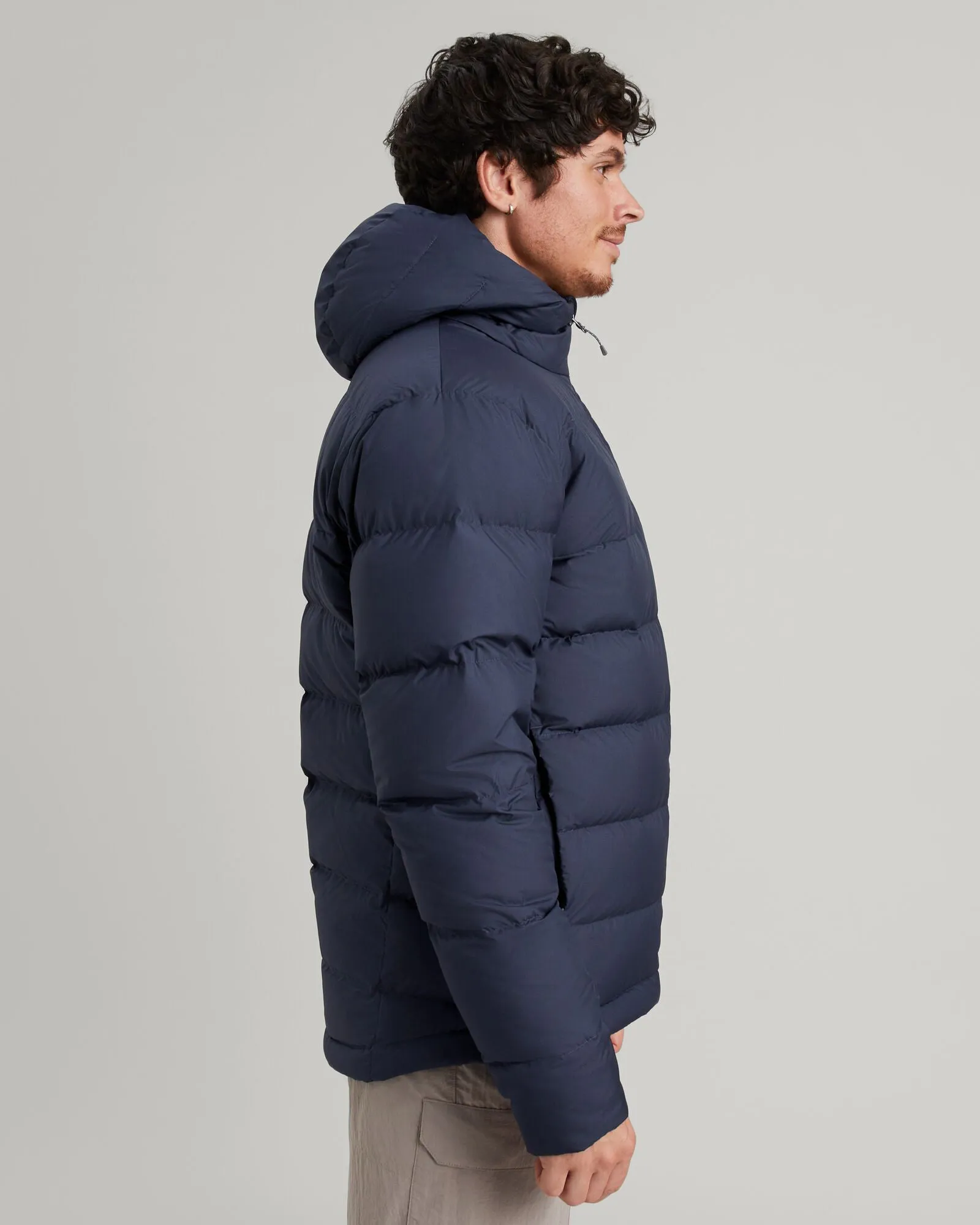 Men's Epiq Hooded Down Jacket - Midnight Navy sold by Kathmandu Outdoor product image thumbnail 3