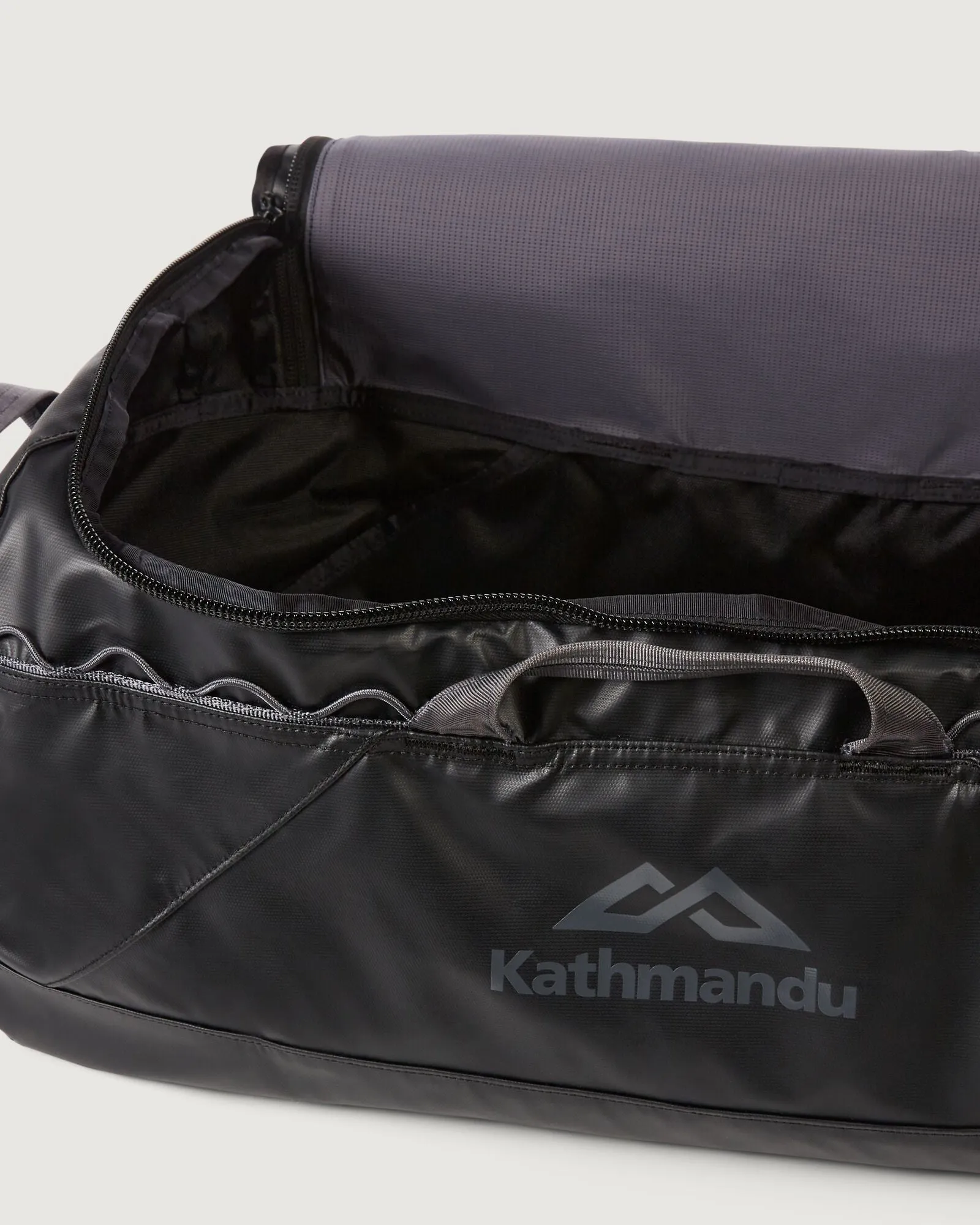 Indus Duffel - 50L - Black sold by Kathmandu Outdoor product image thumbnail 2
