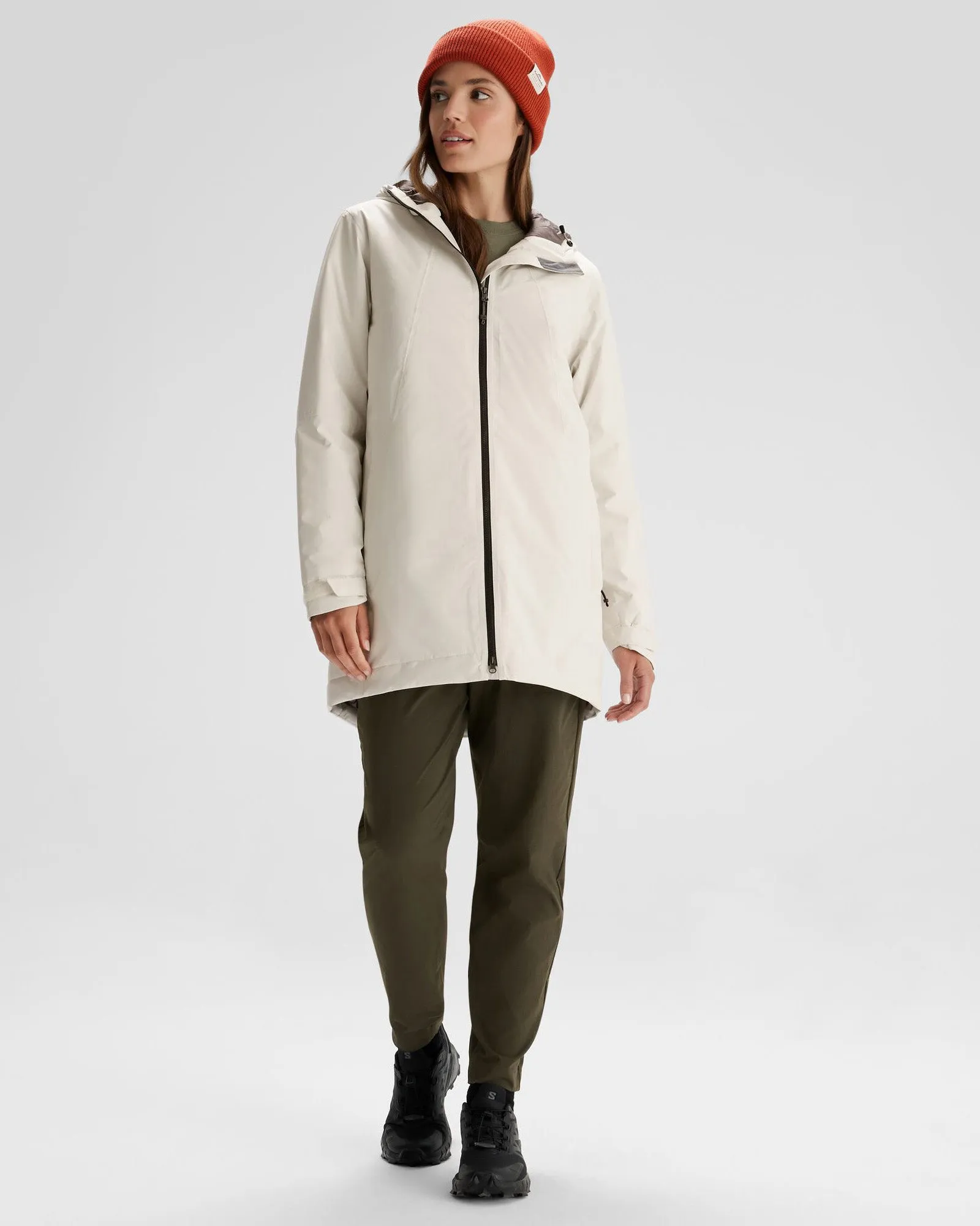 Women's Trailhead 2L Insulated Rain Parka - Natural sold by Kathmandu Outdoor product image thumbnail 2