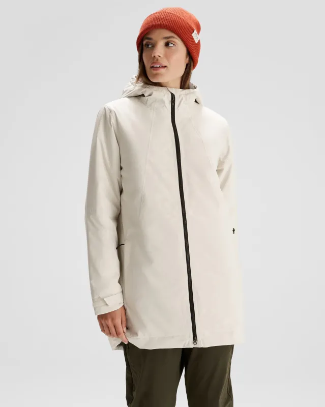 Women's Trailhead 2L Insulated Rain Parka - Natural sold by Kathmandu Outdoor