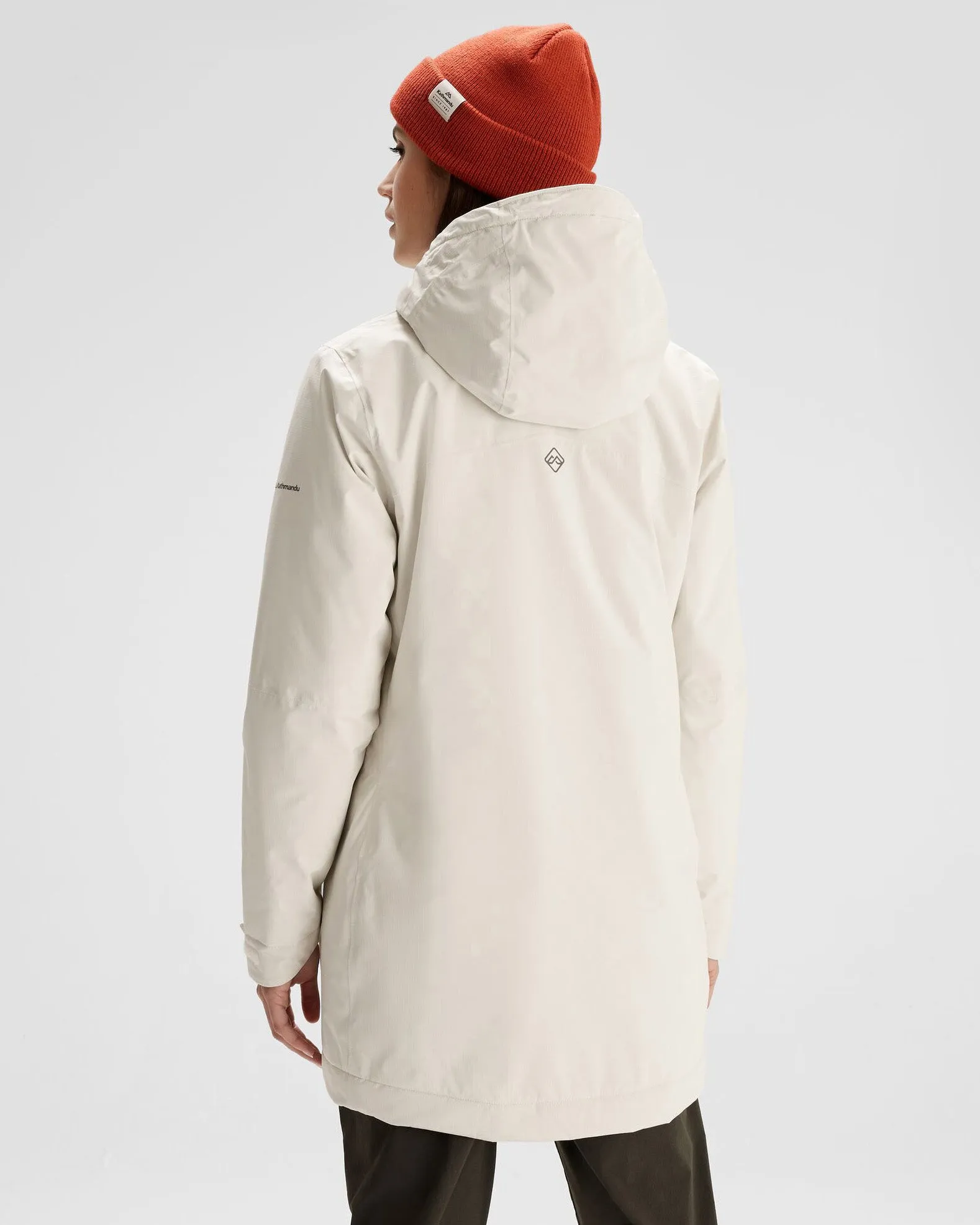 Women's Trailhead 2L Insulated Rain Parka - Natural sold by Kathmandu Outdoor product image thumbnail 4