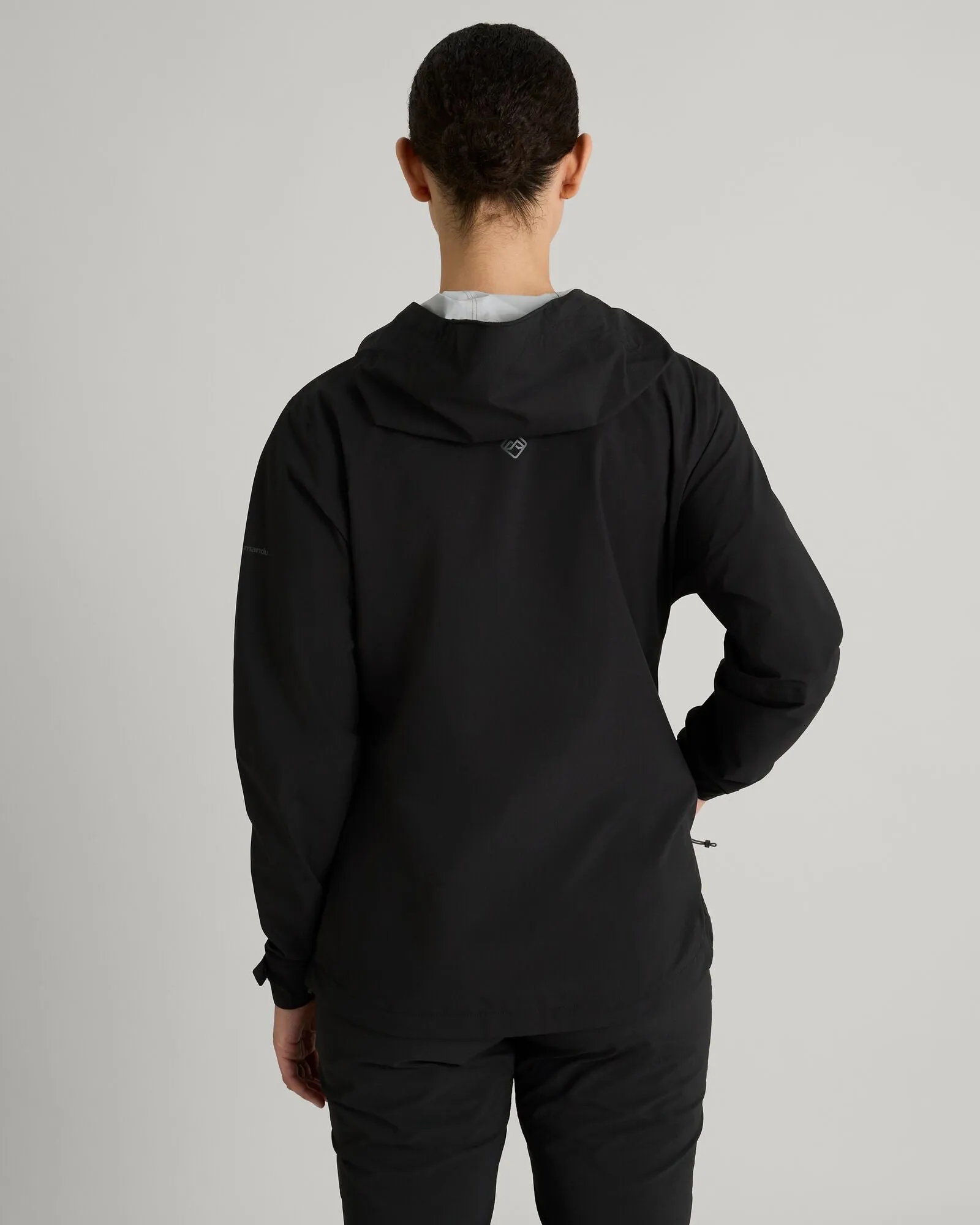 Women's Trailhead Stretch 2.5-layer Rain Jacket - Black Stingray sold by Kathmandu Outdoor product image thumbnail 4