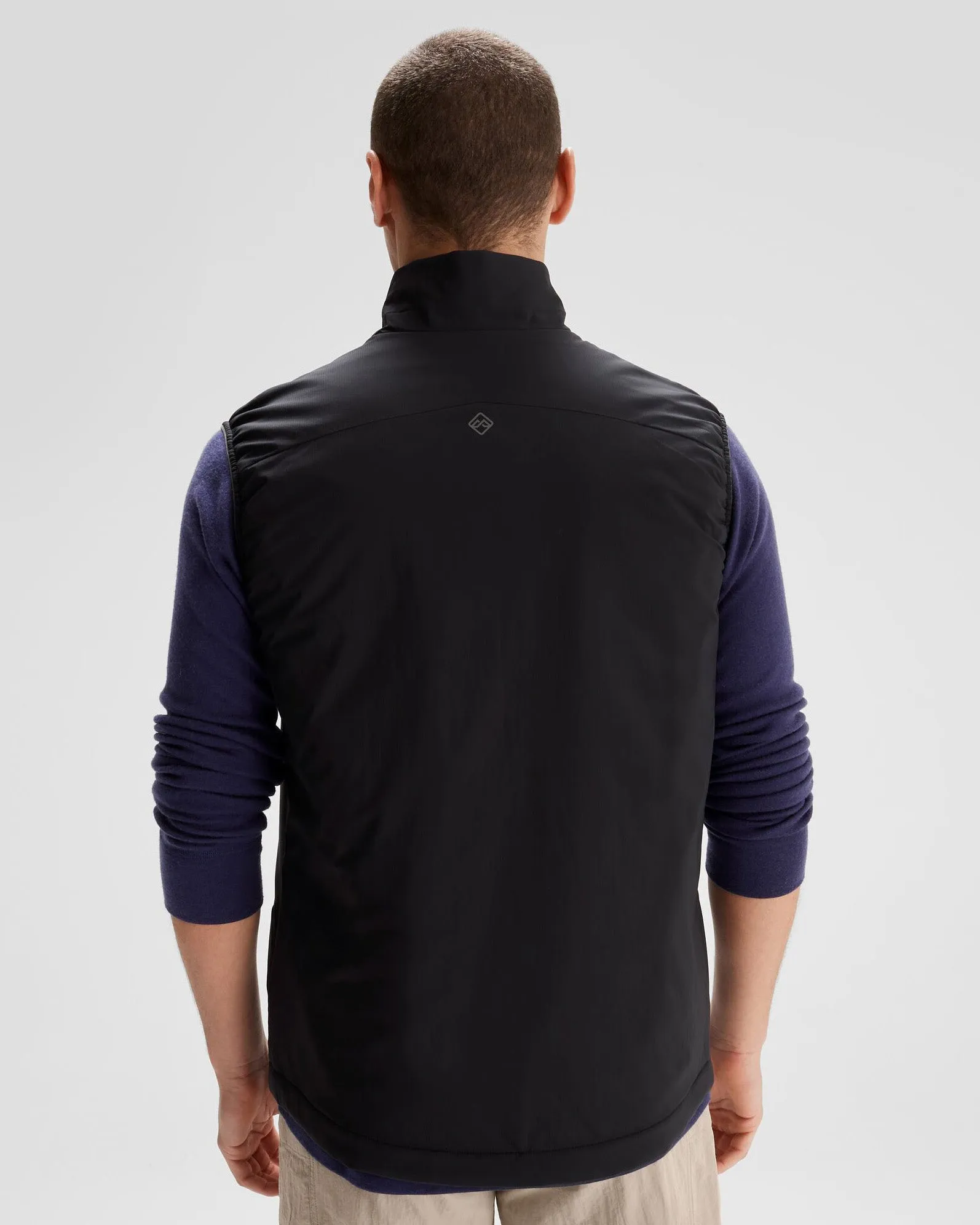 Men's Seeker PrimaLoft® Active Vest - Black Stingray sold by Kathmandu Outdoor product image thumbnail 4