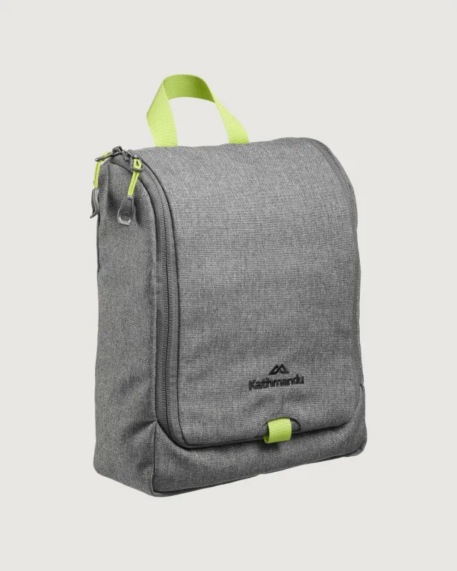 Kit Classic Hanging Toiletry Bag - Mid Grey made by Kathmandu Outdoor