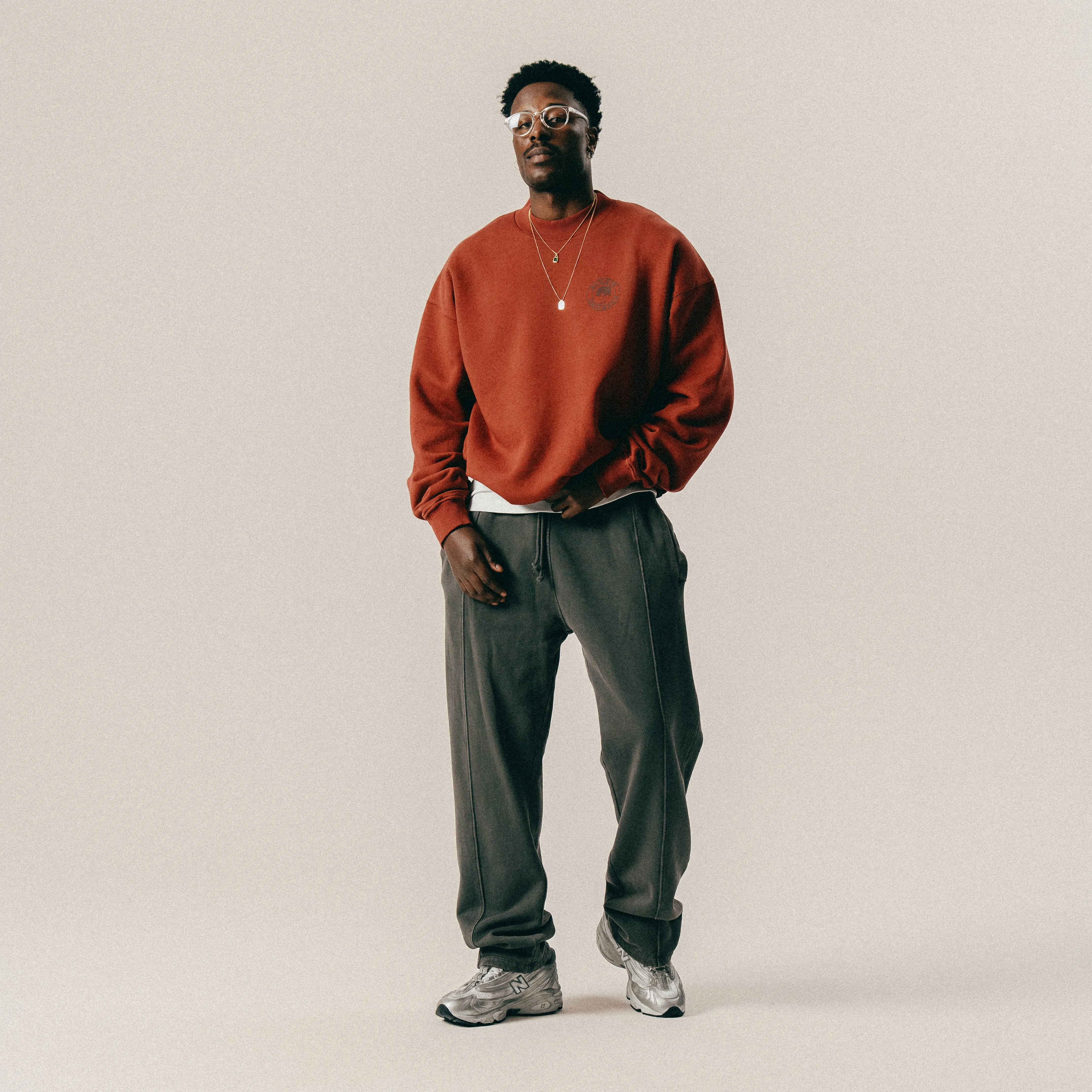 BLKVIS SOURCE GMT DYE SWEATPANTS - BLACK sold by BLKVIS product image thumbnail 3