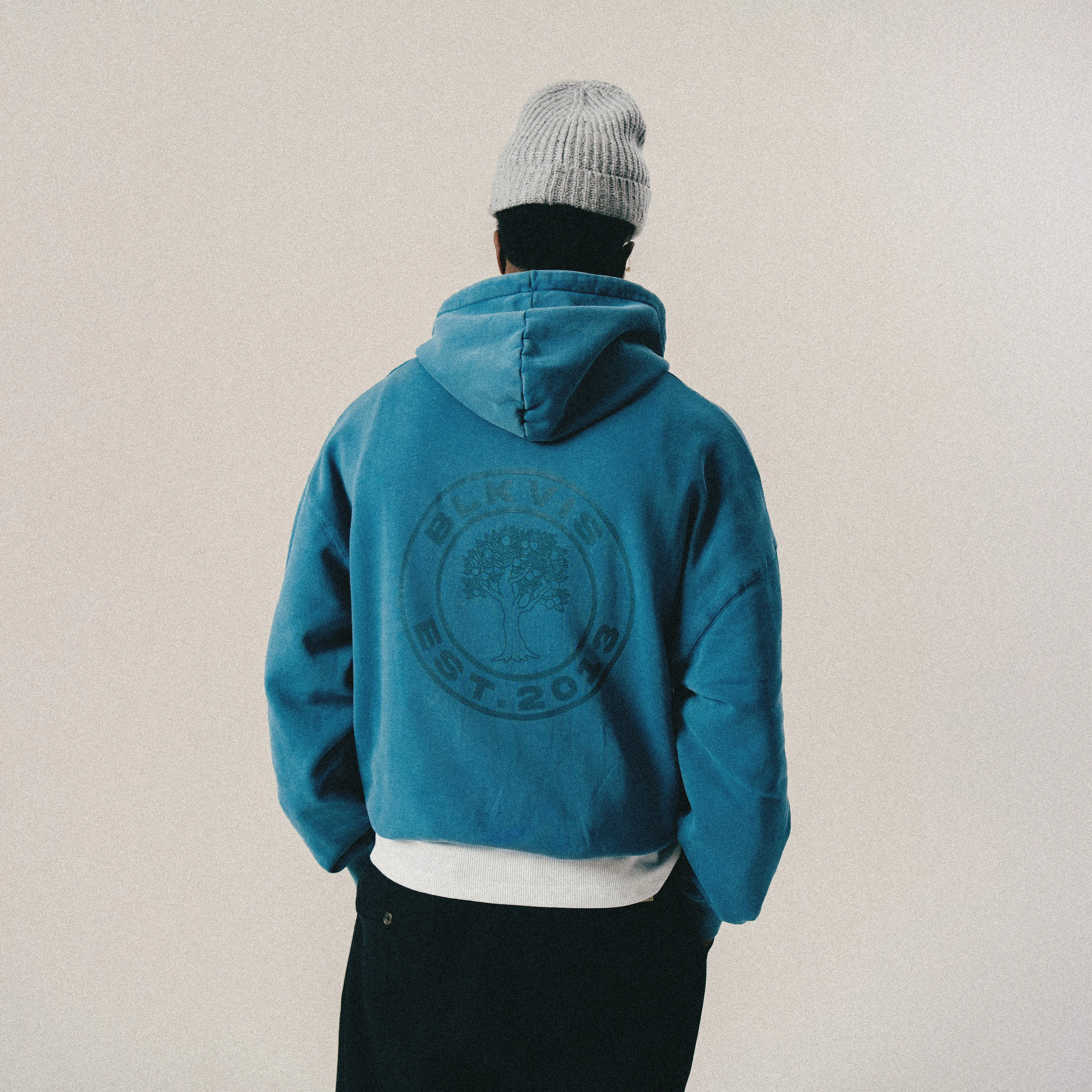 BLKVIS SOURCE GMT DYE HOODY - MEDITERRANEA sold by BLKVIS product image thumbnail 5
