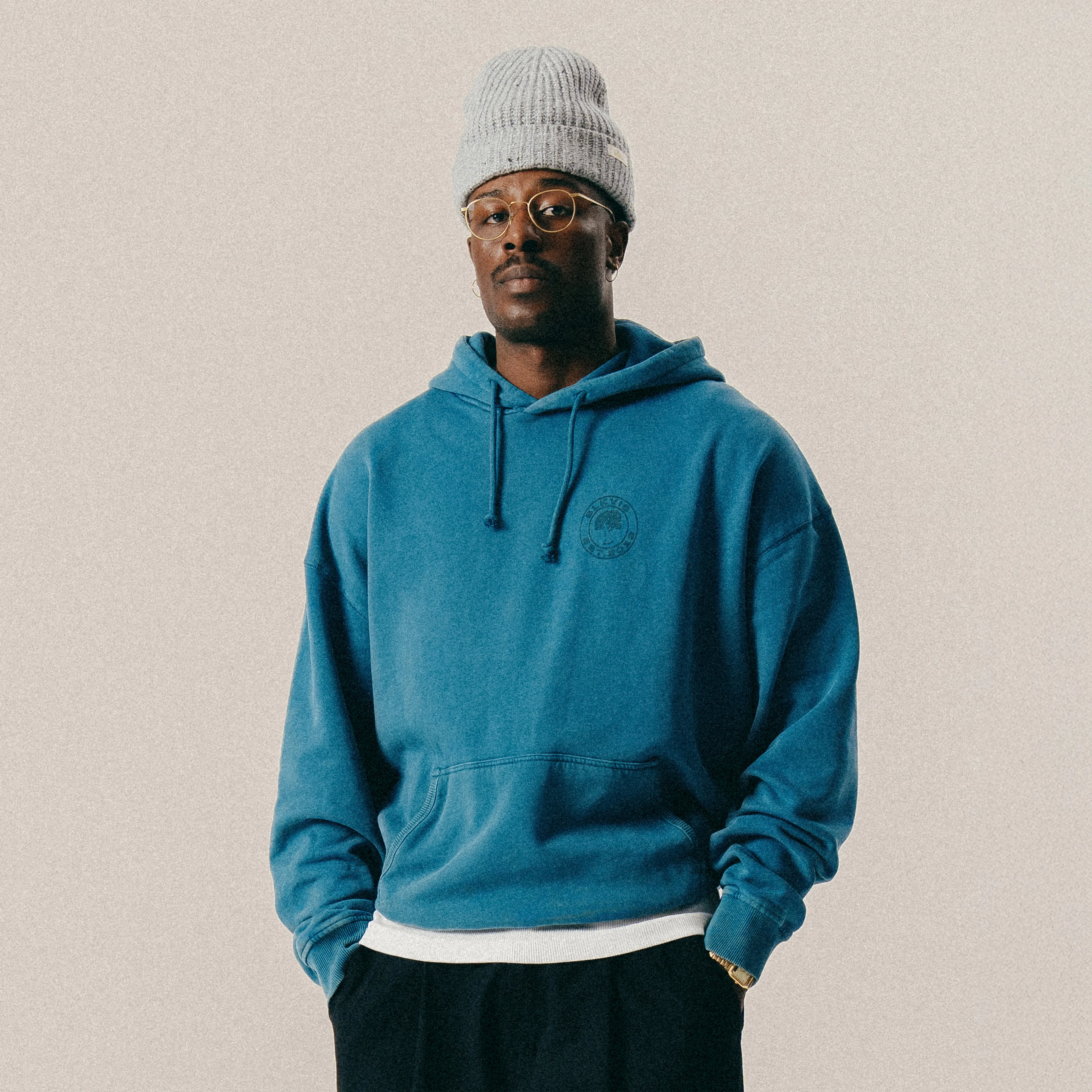 BLKVIS SOURCE GMT DYE HOODY - MEDITERRANEA sold by BLKVIS product image thumbnail 2