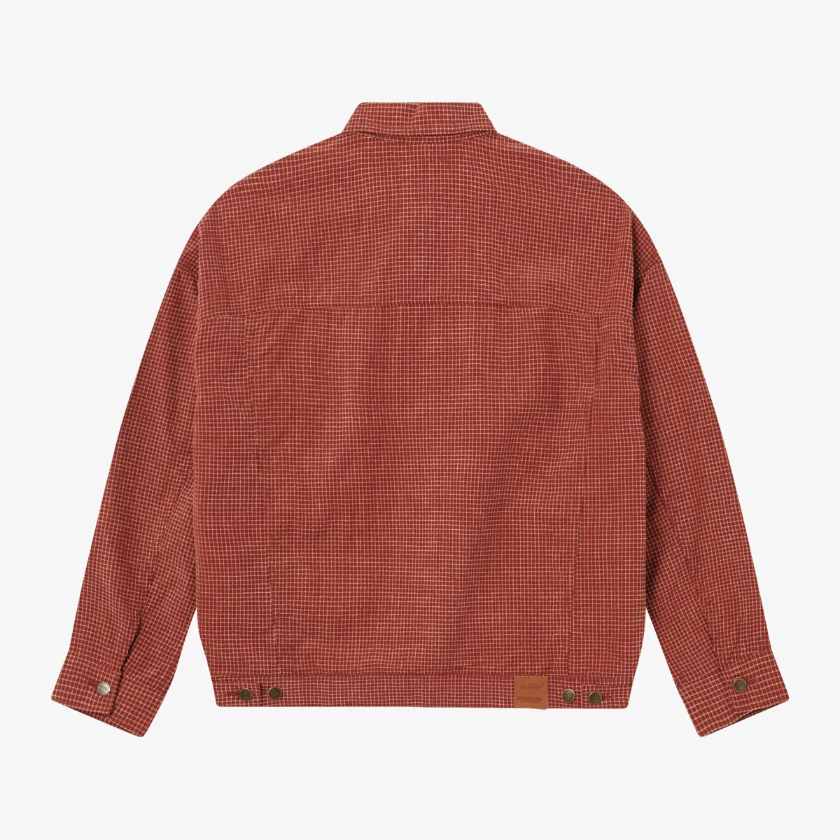 BLKVIS CHECKED CHENILLE JACKET - MADDER BROWN sold by BLKVIS product image thumbnail 4