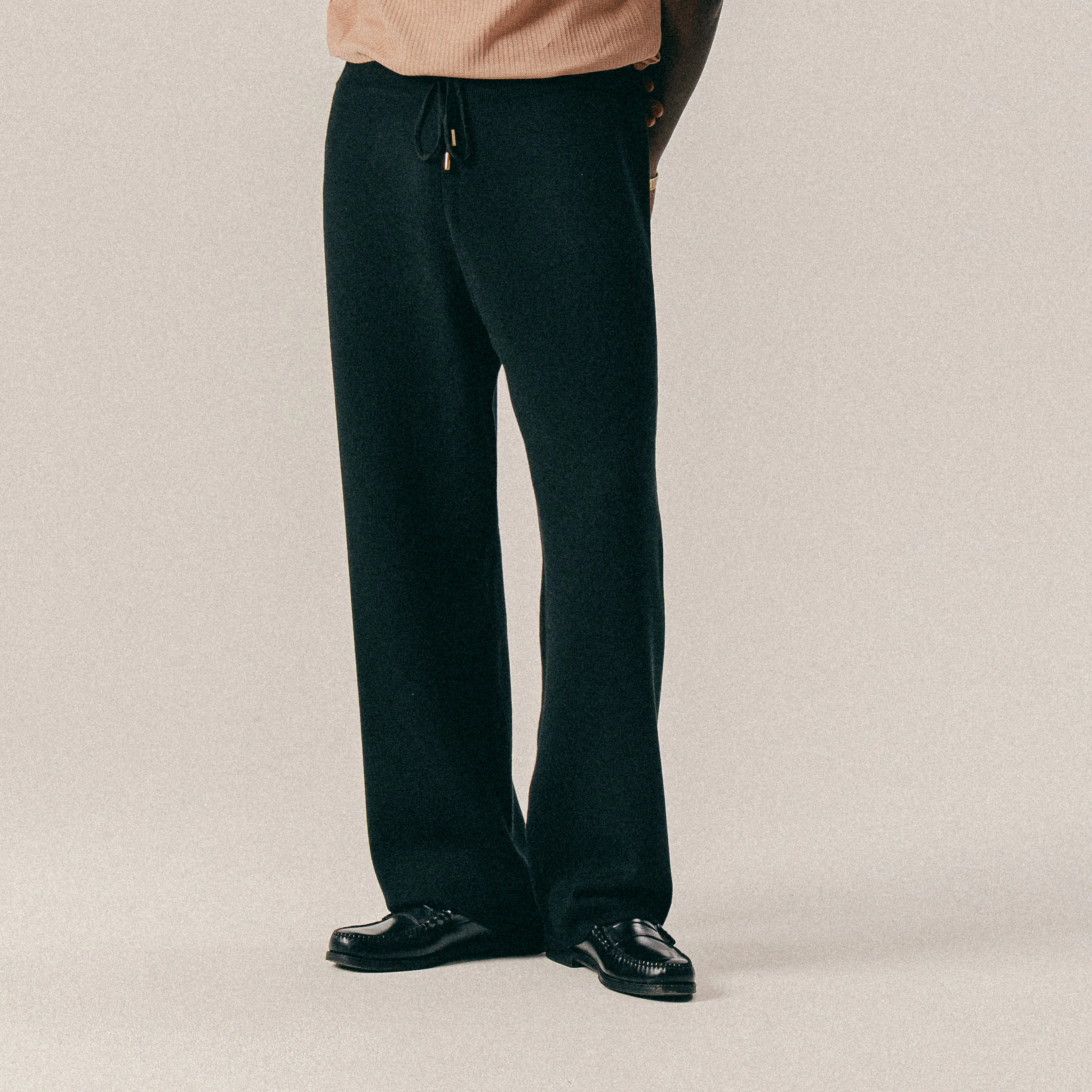 BLKVIS SCRIPT KNIT PANTS - BLACK sold by BLKVIS product image thumbnail 2