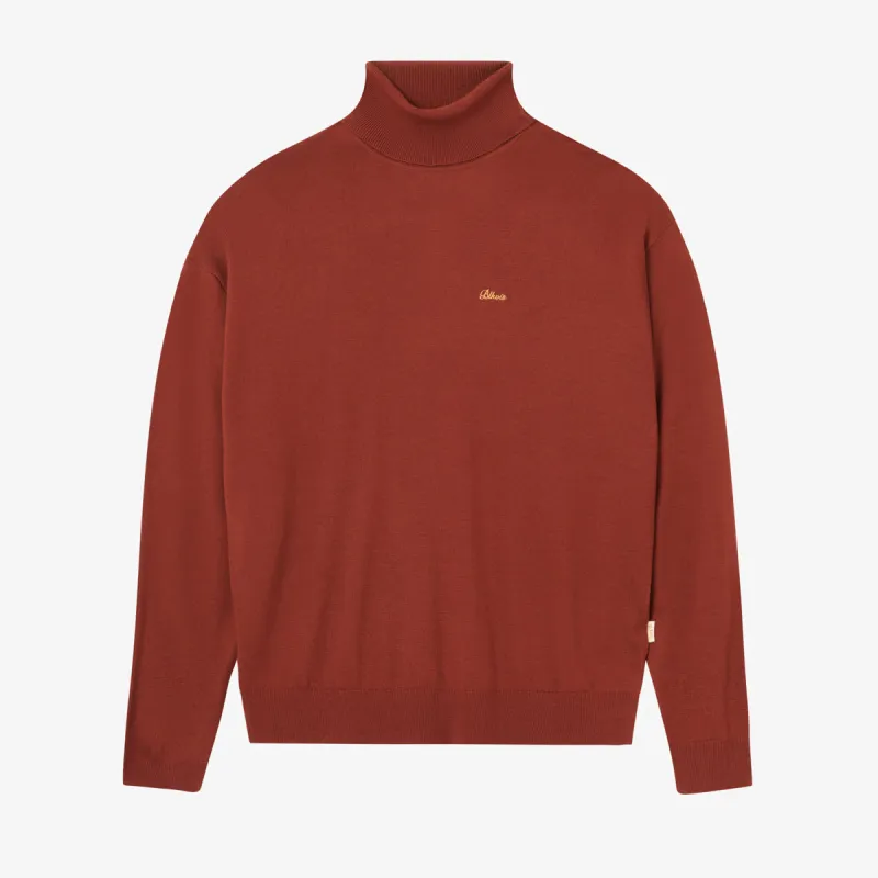 BLKVIS SCRIPT ROLLNECK SWEATER - MADDER BROWN sold by BLKVIS