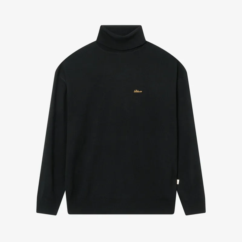 BLKVIS SCRIPT ROLLNECK SWEATER - BLACK sold by BLKVIS