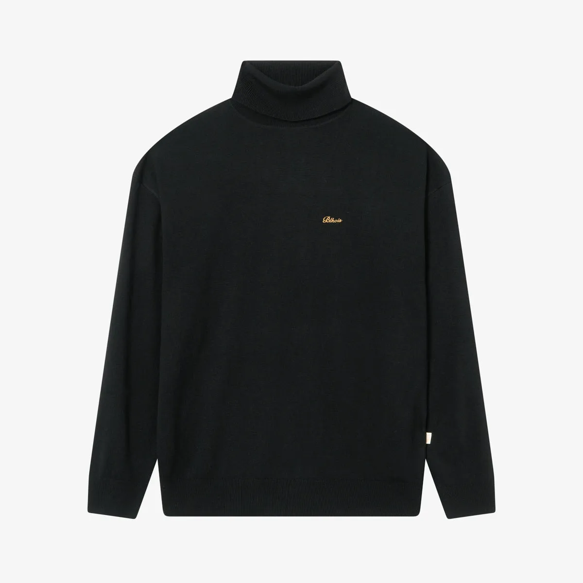 BLKVIS SCRIPT ROLLNECK SWEATER - BLACK sold by BLKVIS