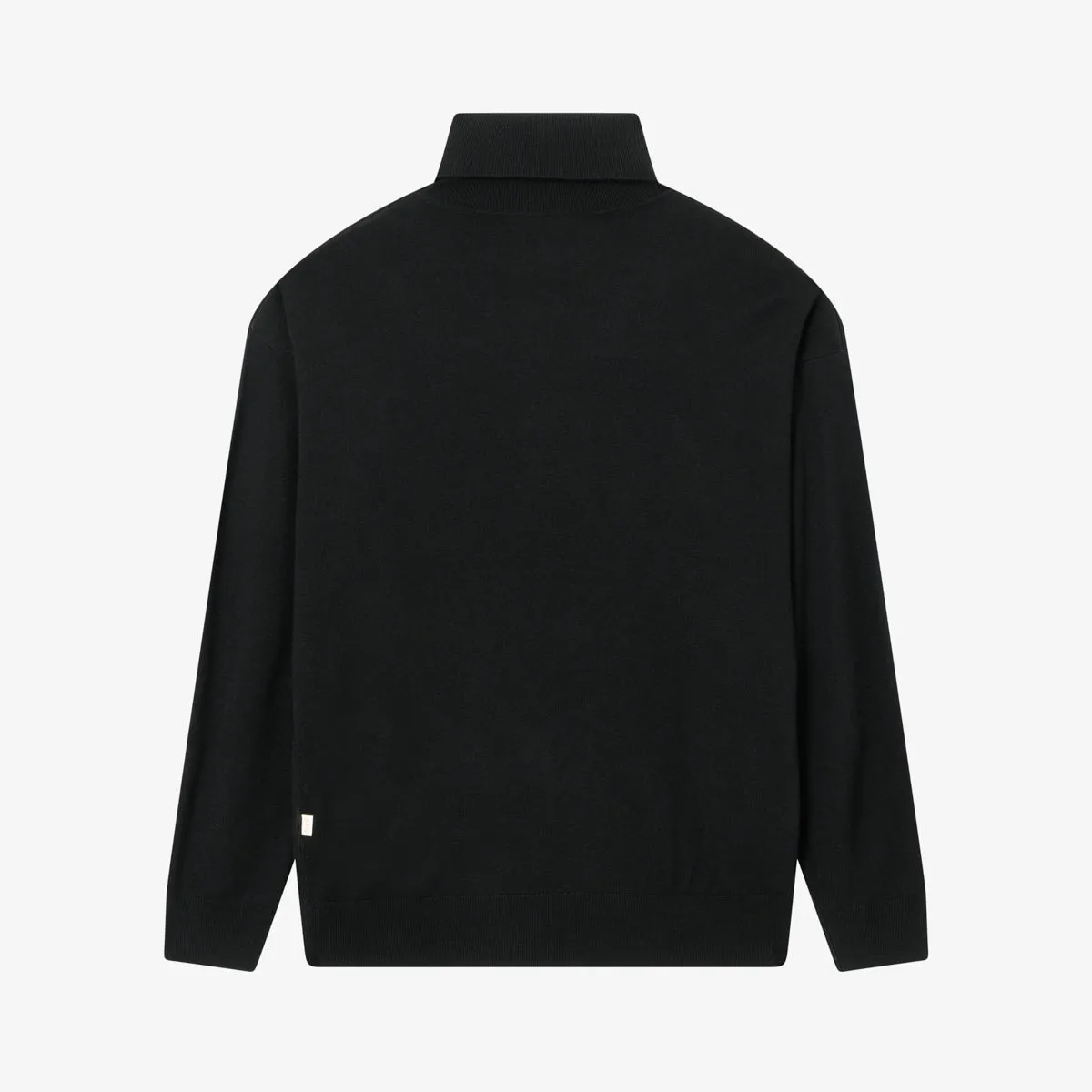 BLKVIS SCRIPT ROLLNECK SWEATER - BLACK sold by BLKVIS product image thumbnail 4