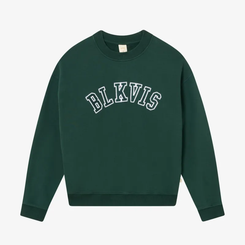 BLKVIS LOGO CREWNECK - DARKEST SPRUCE made by BLKVIS
