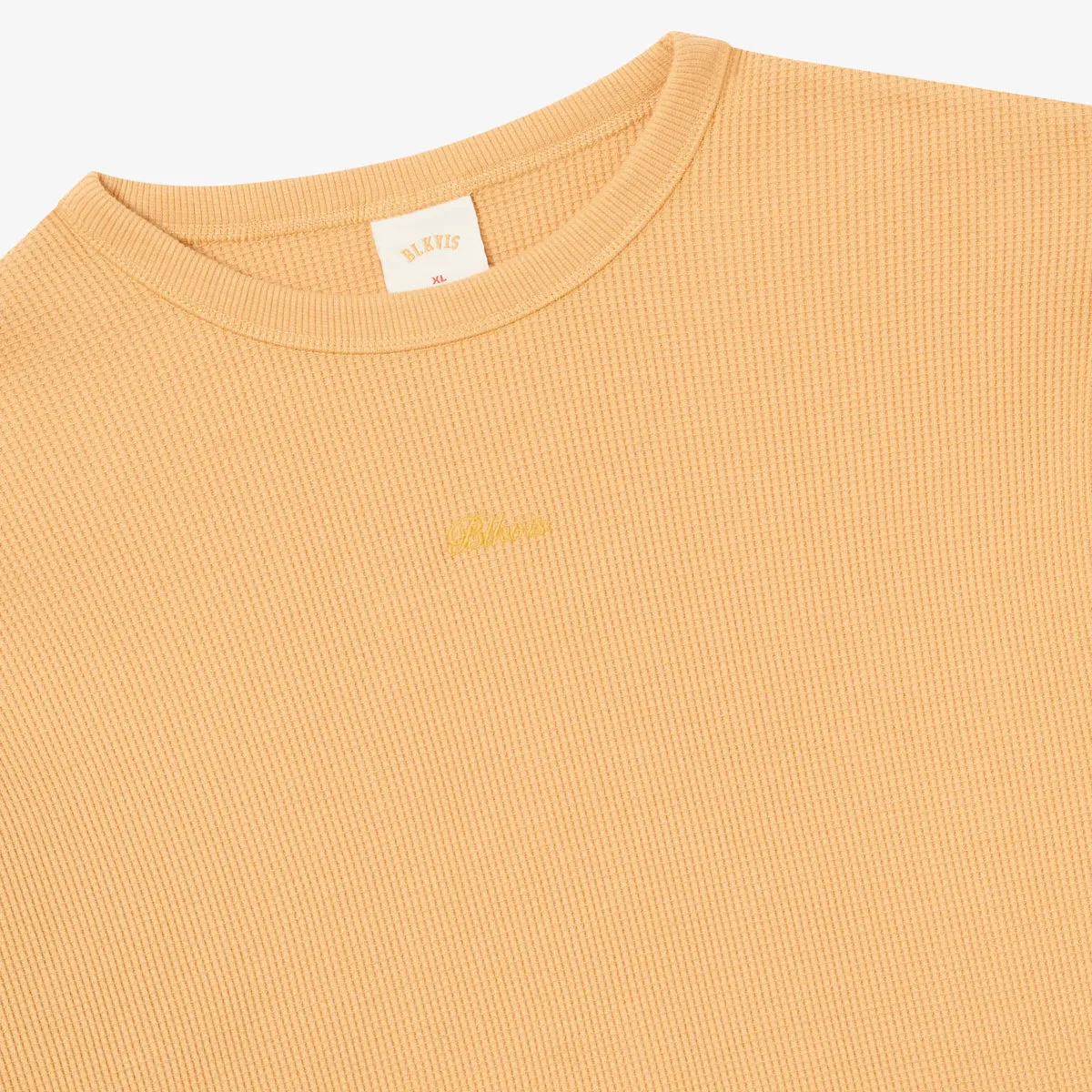 BLKVIS SCRIPT WAFFLE LONGSLEEVE - TAFFY sold by BLKVIS product image thumbnail 5
