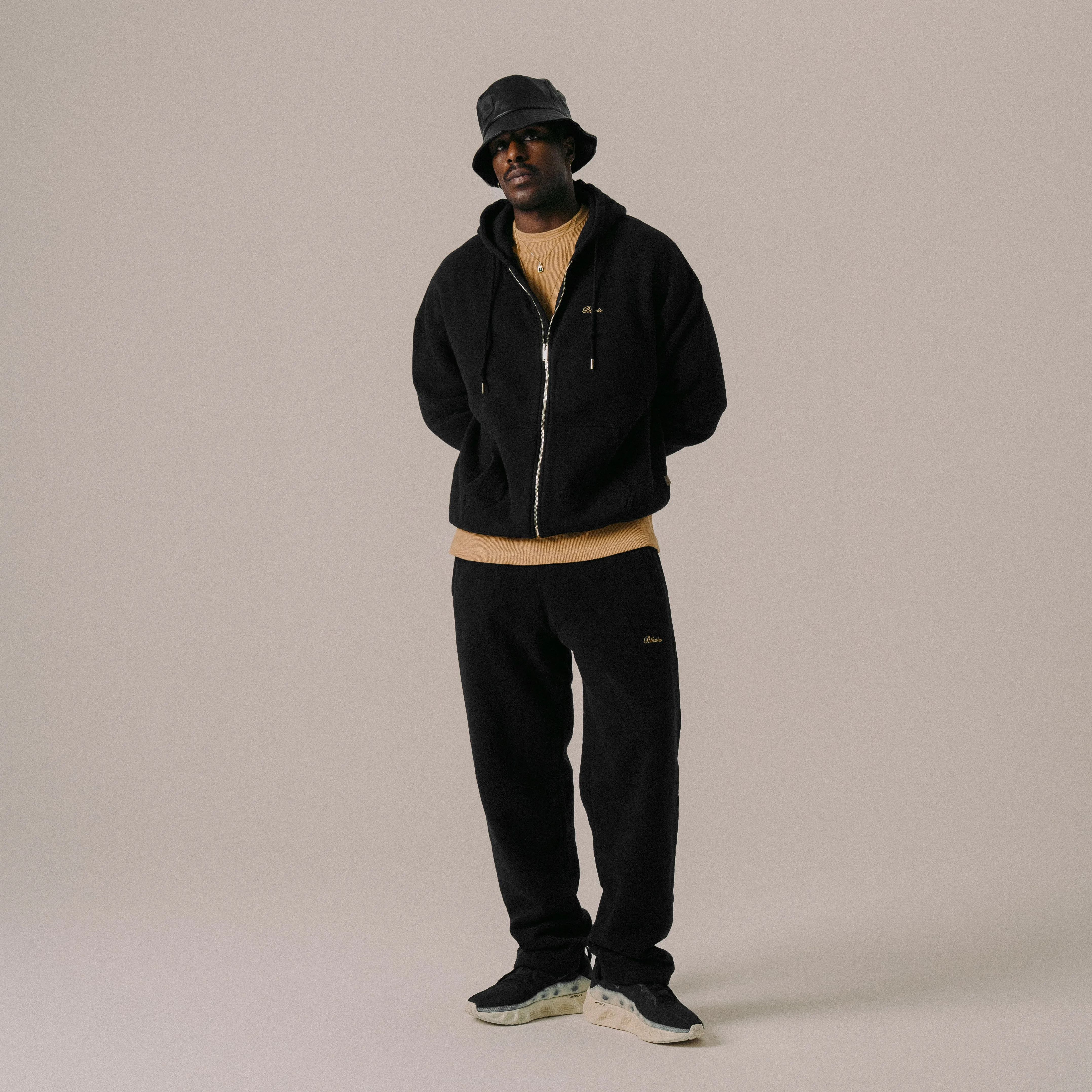 BLKVIS SCRIPT SWEATPANTS - BLACK sold by BLKVIS product image thumbnail 4