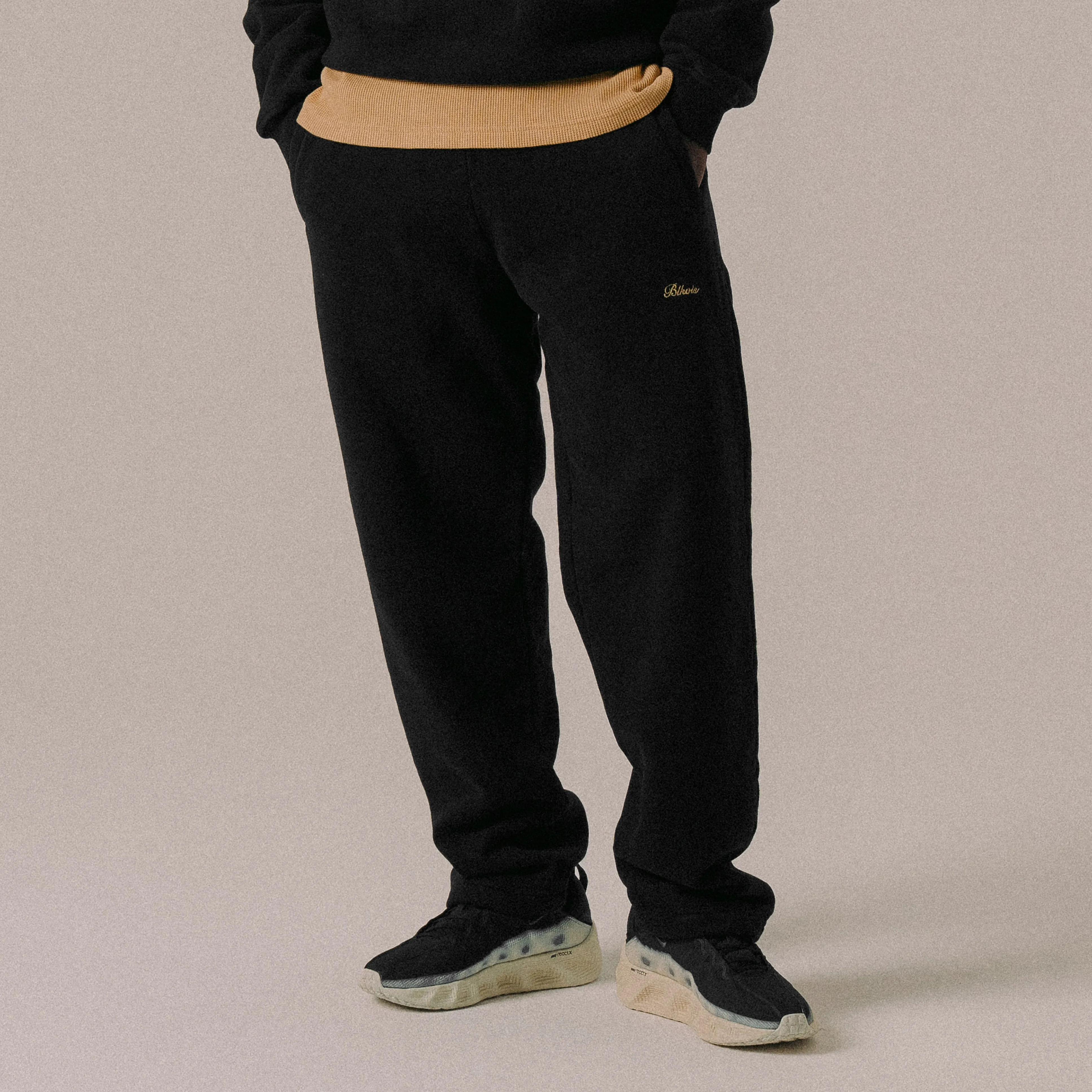 BLKVIS SCRIPT SWEATPANTS - BLACK sold by BLKVIS product image thumbnail 2