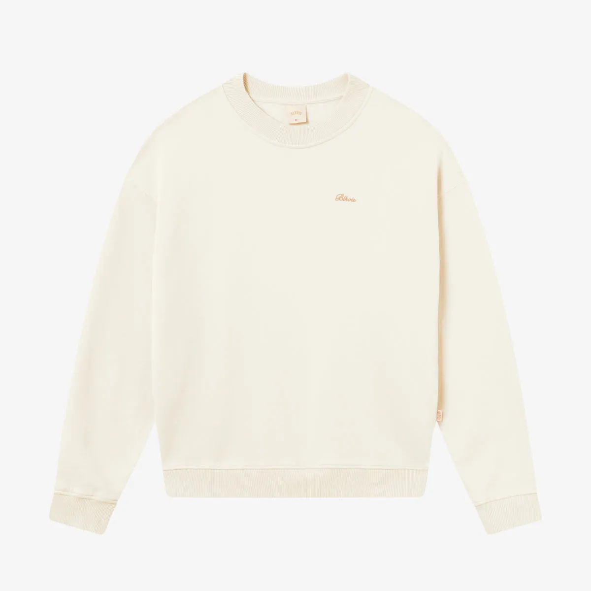 BLKVIS SCRIPT CREWNECK - ANTIQUE WHITE sold by BLKVIS