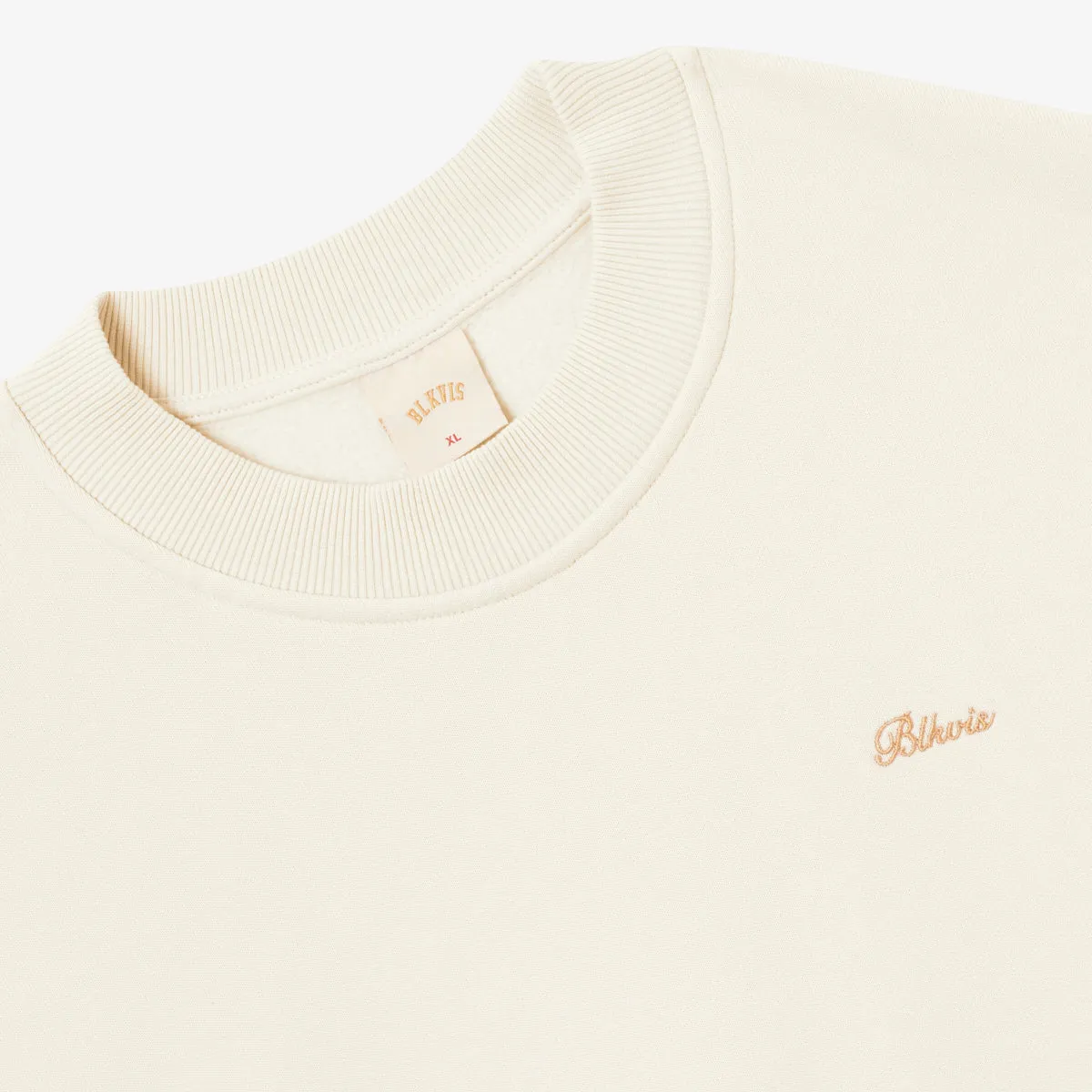 BLKVIS SCRIPT CREWNECK - ANTIQUE WHITE sold by BLKVIS product image thumbnail 5