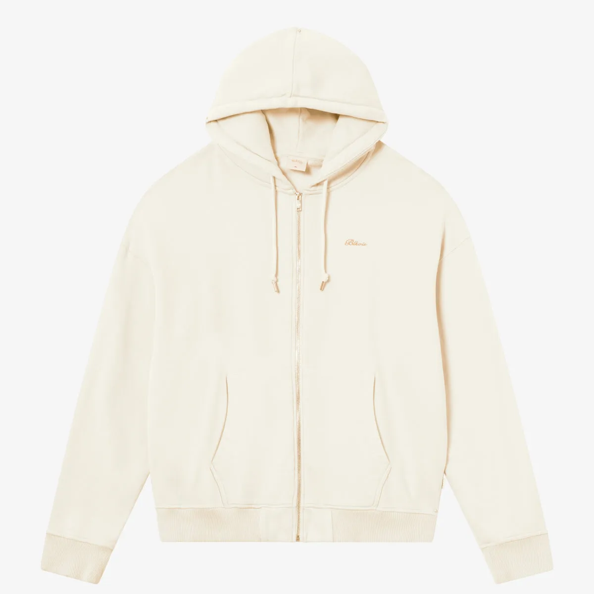 BLKVIS SCRIPT ZIP-HOODY - ANTIQUE WHITE sold by BLKVIS