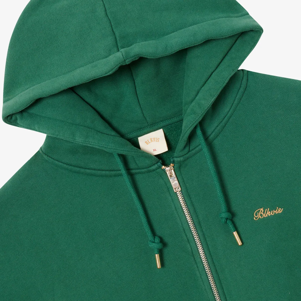 BLKVIS SCRIPT ZIP-HOODY - HUNTER GREEN sold by BLKVIS product image thumbnail 5