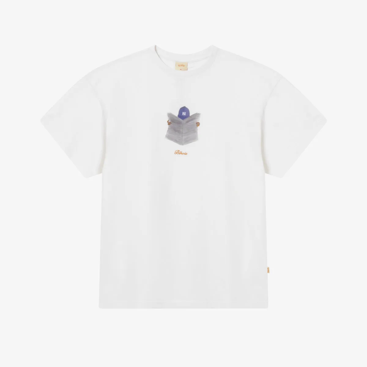 BLKVIS NEWSPAPER TEE - WHITE sold by BLKVIS