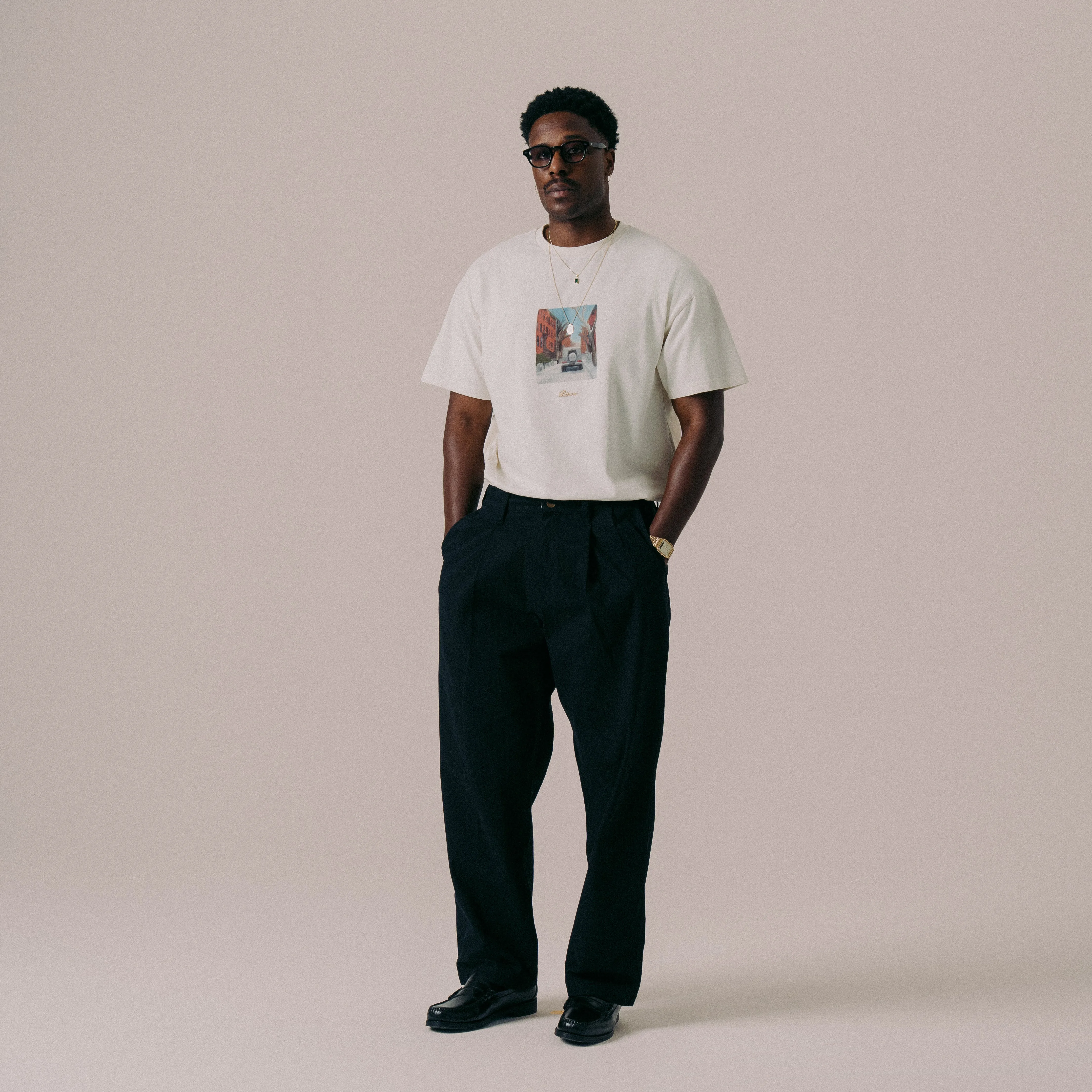 BLKVIS BOROUGH TEE - ANTIQUE WHITE sold by BLKVIS product image thumbnail 3