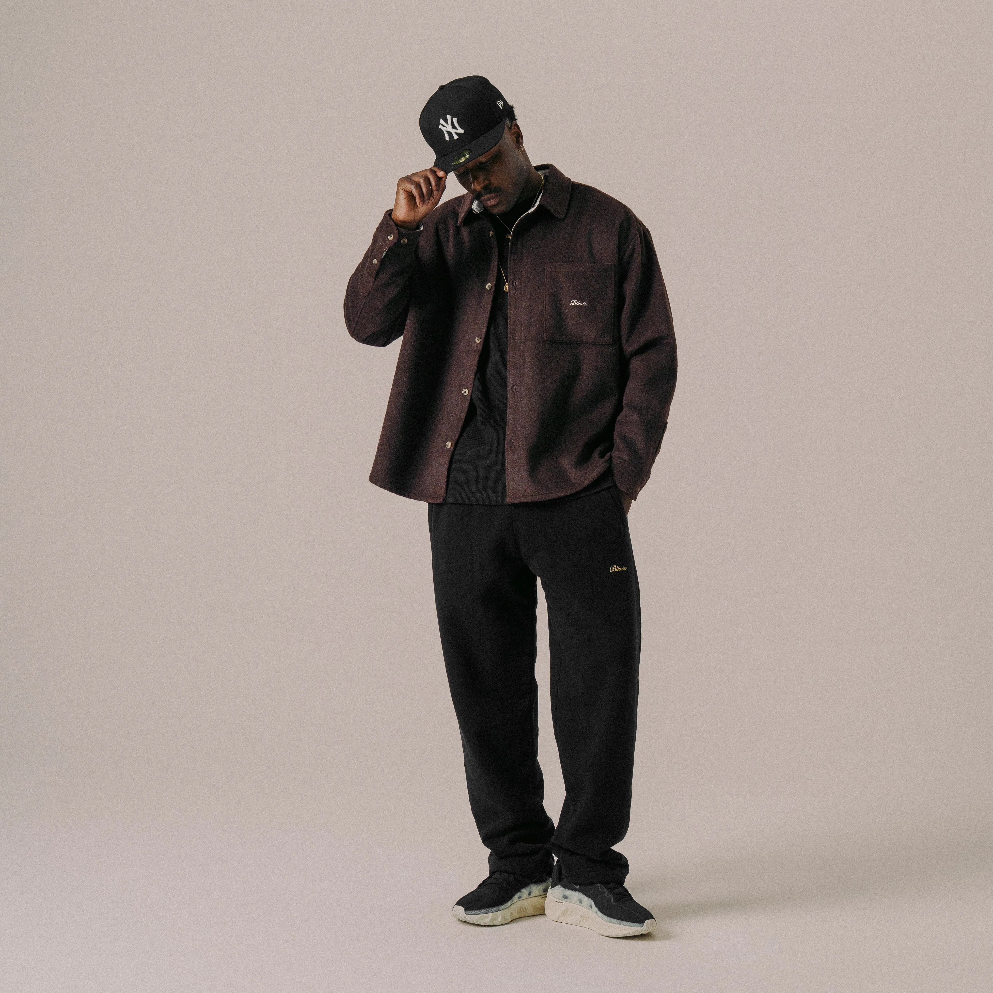 BLKVIS FLANELL OVERSHIRT - RAISIN sold by BLKVIS product image thumbnail 4