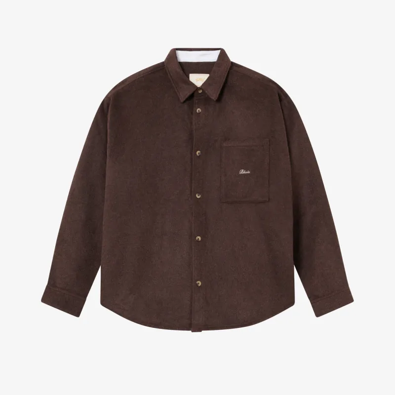 BLKVIS FLANELL OVERSHIRT - RAISIN sold by BLKVIS