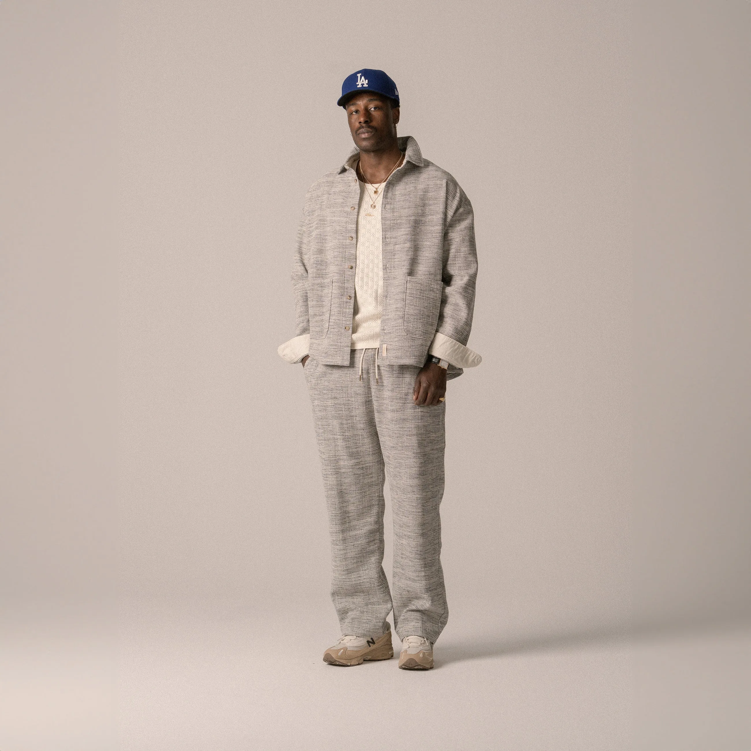 BLKVIS BOUCLE PANTS - ANTIQUE WHITE sold by BLKVIS product image thumbnail 3