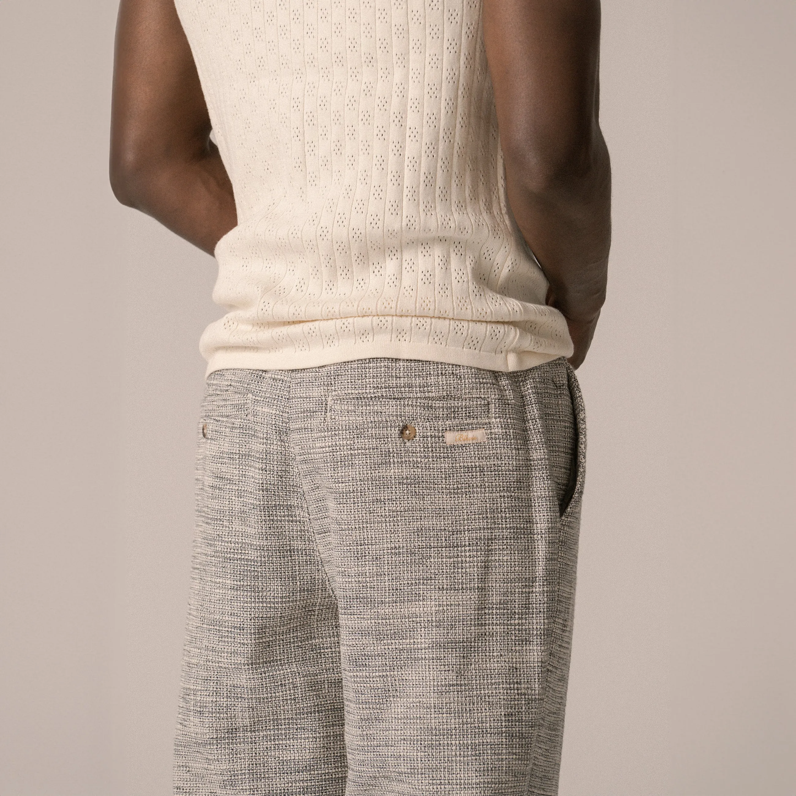 BLKVIS BOUCLE PANTS - ANTIQUE WHITE sold by BLKVIS product image thumbnail 5