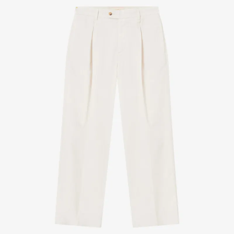 BLKVIS SCRIPT TROUSERS - ANTIQUE WHITE made by BLKVIS