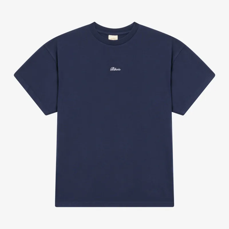 BLKVIS SCRIPT TEE - PEACOAT sold by BLKVIS
