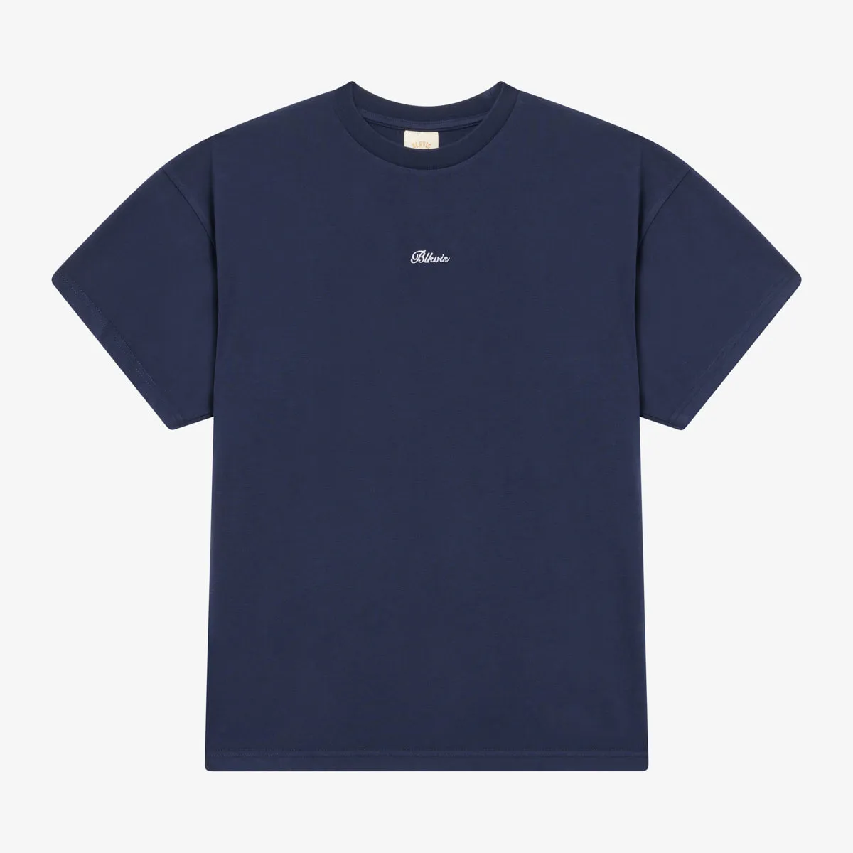 BLKVIS SCRIPT TEE - PEACOAT sold by BLKVIS