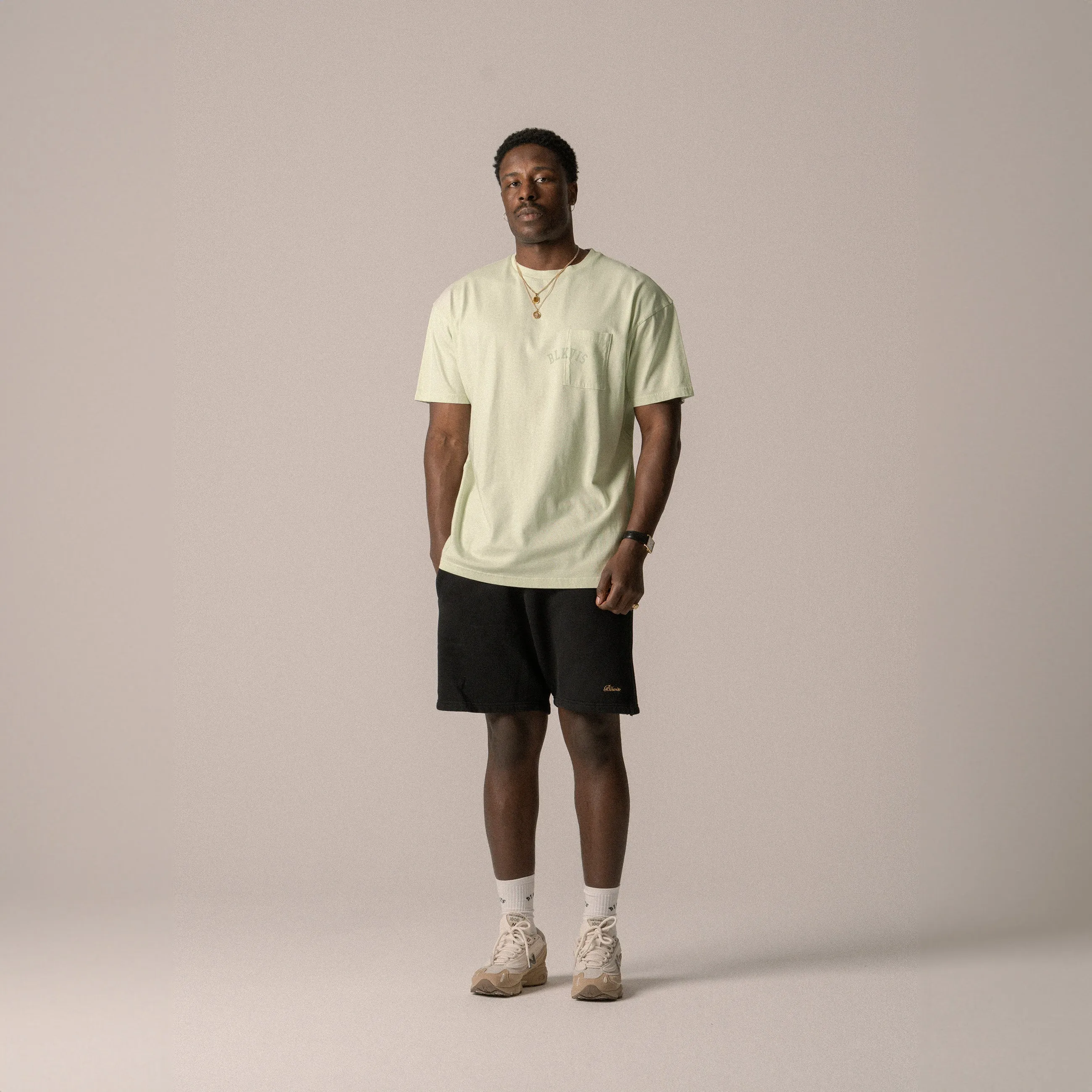 BLKVIS LOGO POCKET TEE - MEADOW MIST sold by BLKVIS product image thumbnail 3