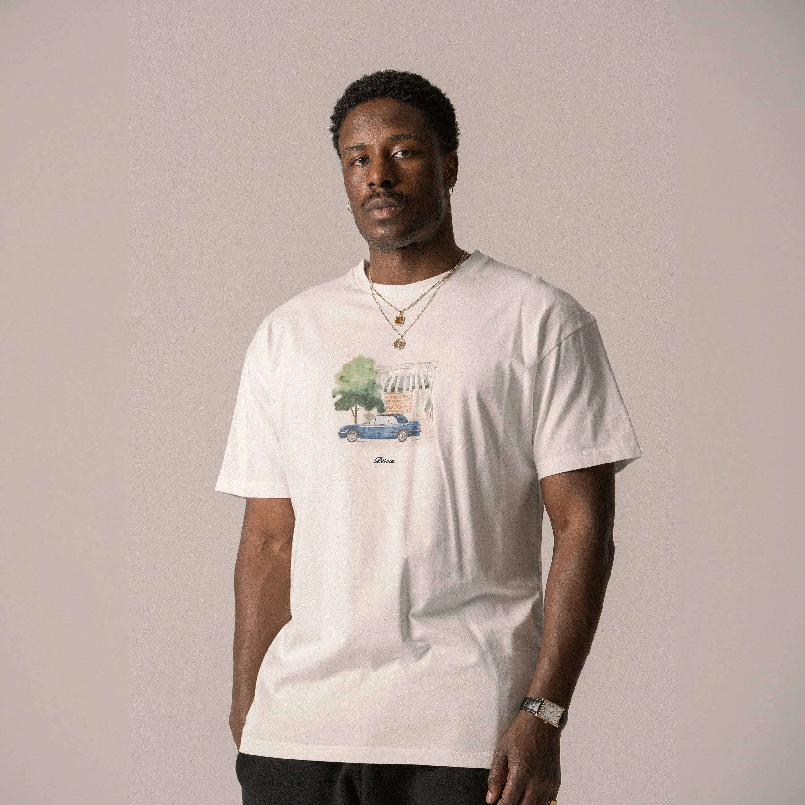 BLKVIS PRIMAFILA TEE - WHITE sold by BLKVIS product image thumbnail 2