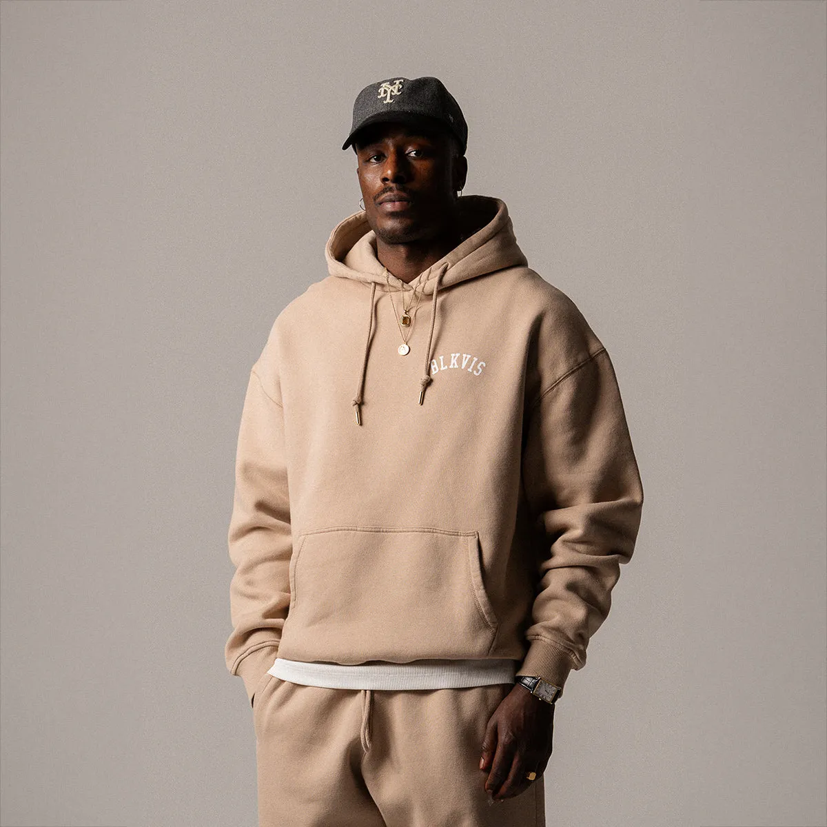 BLKVIS LOGO HOODY - HUMUS sold by BLKVIS product image thumbnail 2