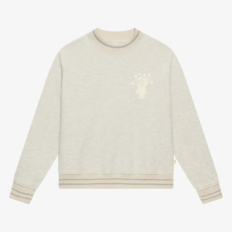 BLKVIS VASO CREWNECK - LIGHT GREY HEATHER sold by BLKVIS