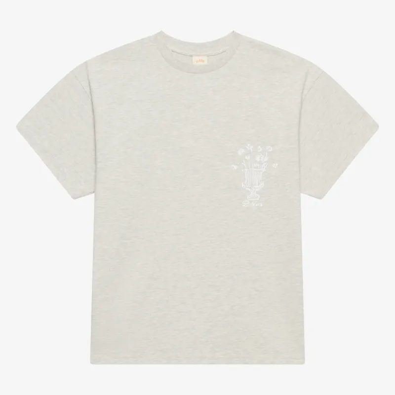 BLKVIS VASO TEE - LIGHT GREY HEATHER sold by BLKVIS