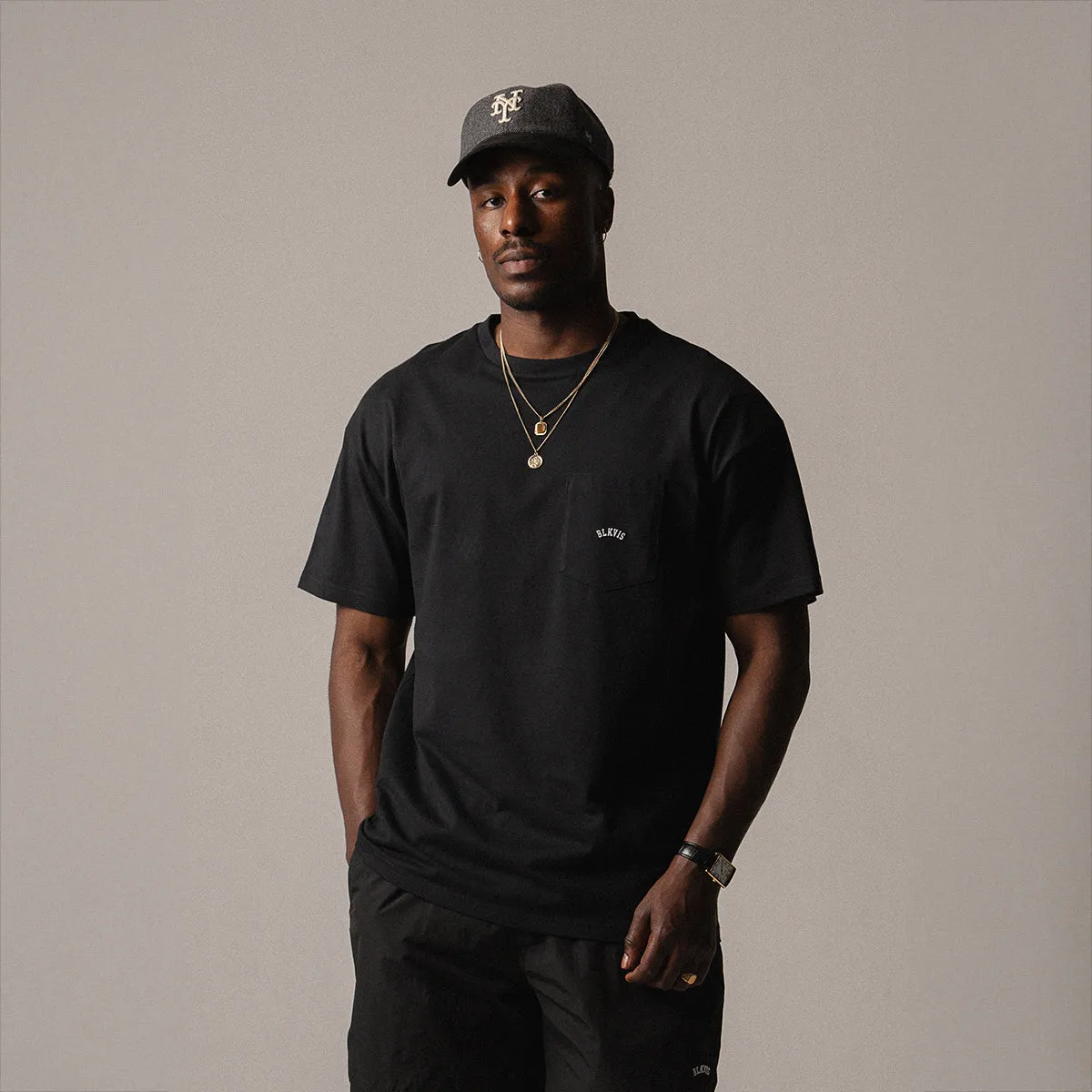 BLKVIS LOGO POCKET TEE - BLACK sold by BLKVIS product image thumbnail 2