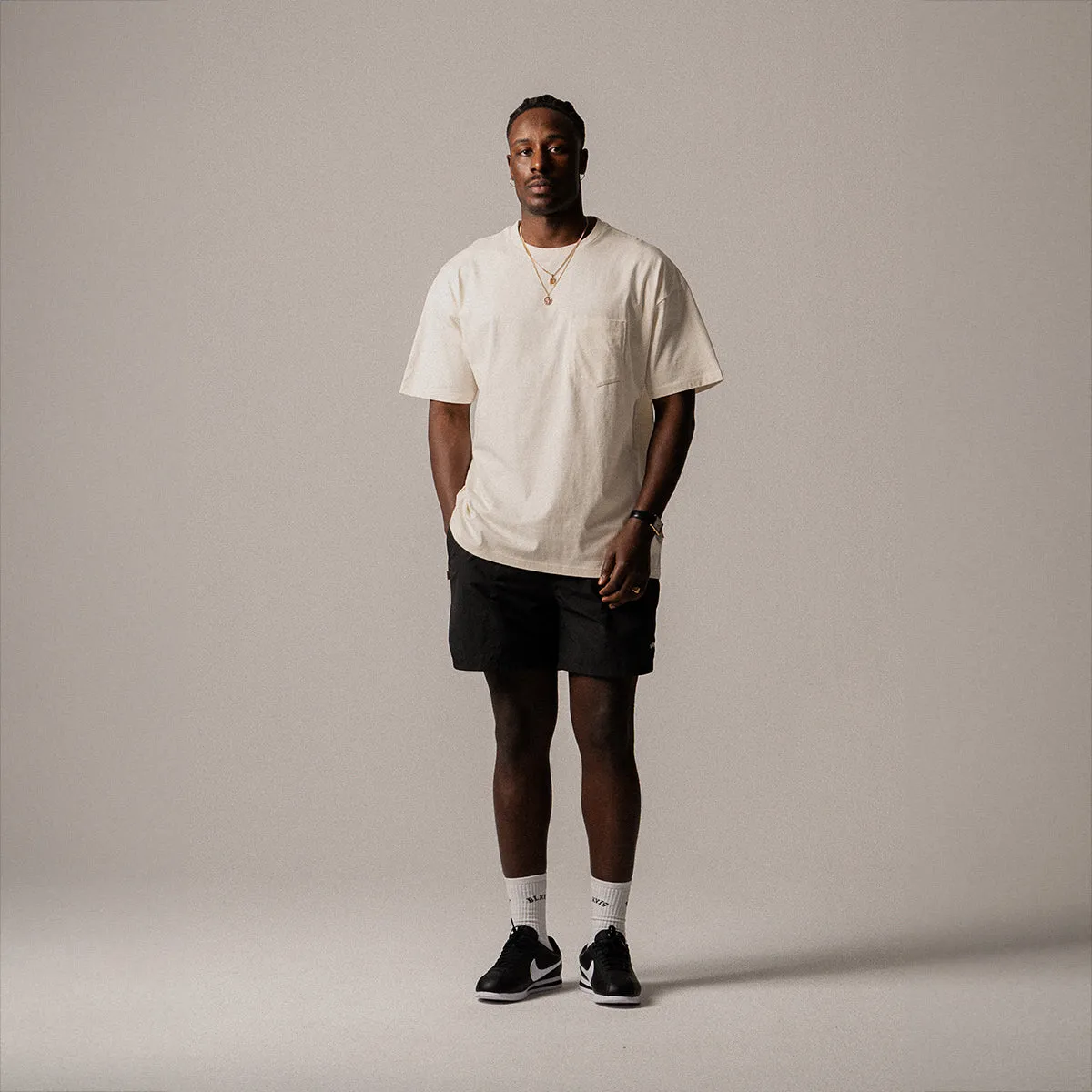 BLKVIS LOGO POCKET TEE - WHITE sold by BLKVIS product image thumbnail 3