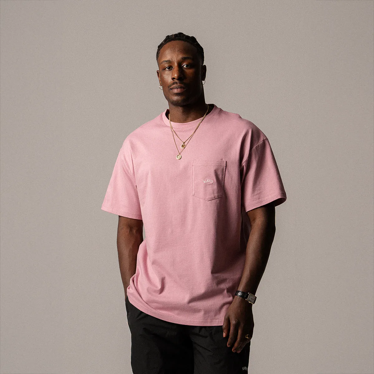 BLKVIS LOGO POCKET TEE - LILAS sold by BLKVIS product image thumbnail 2