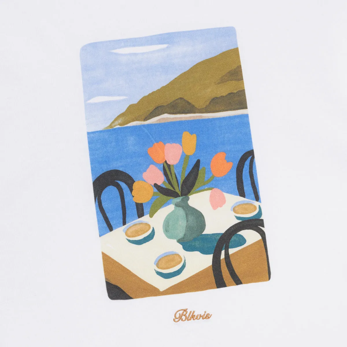 BLKVIS SOSTA TEE - WHITE sold by BLKVIS product image thumbnail 4